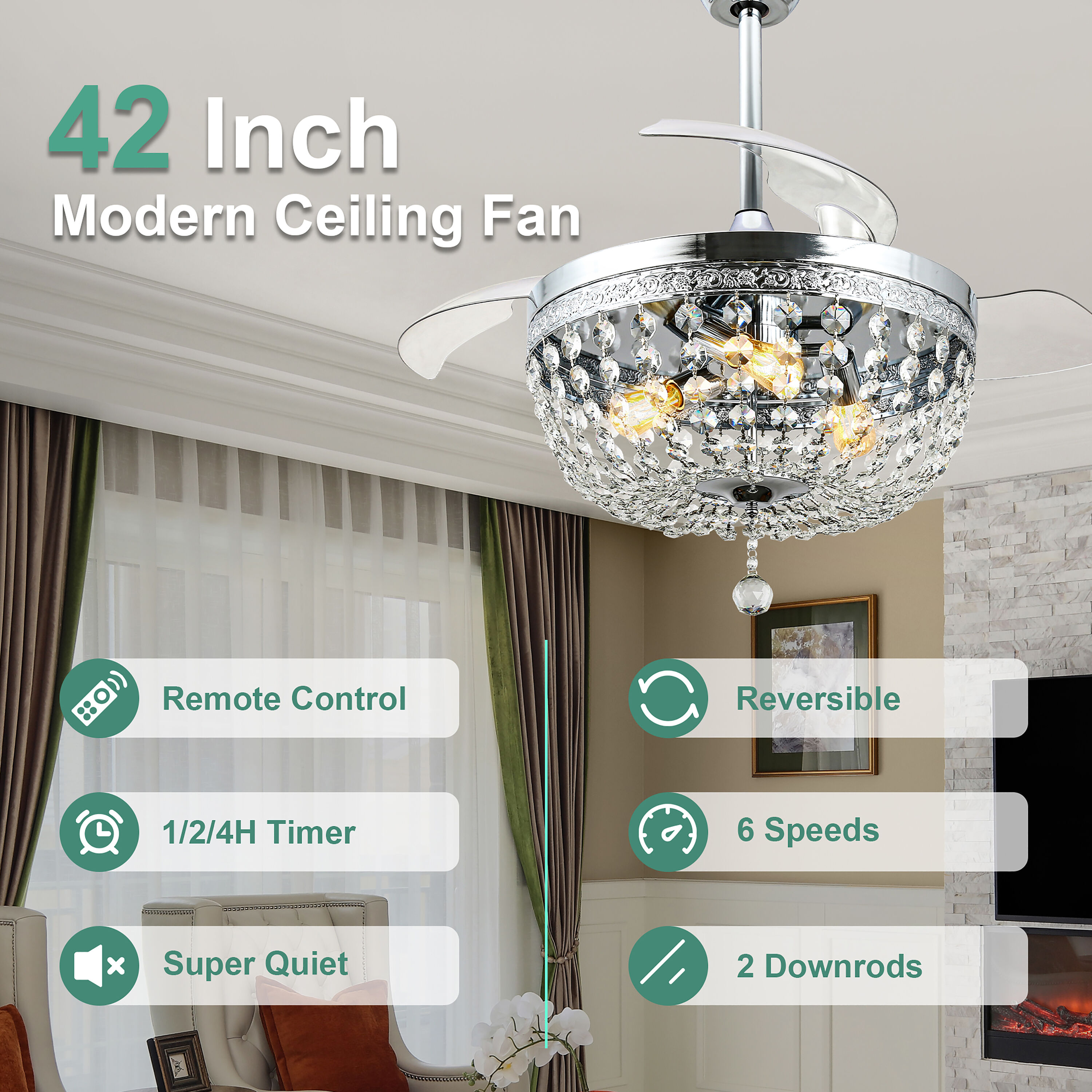 Cusp Barn CS42P69C Ceiling-Fans - View #5