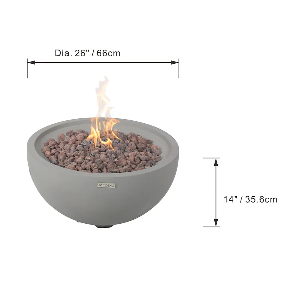 Modeno OFG116-LP-1 Outdoor-Gas-Firepits - View #3