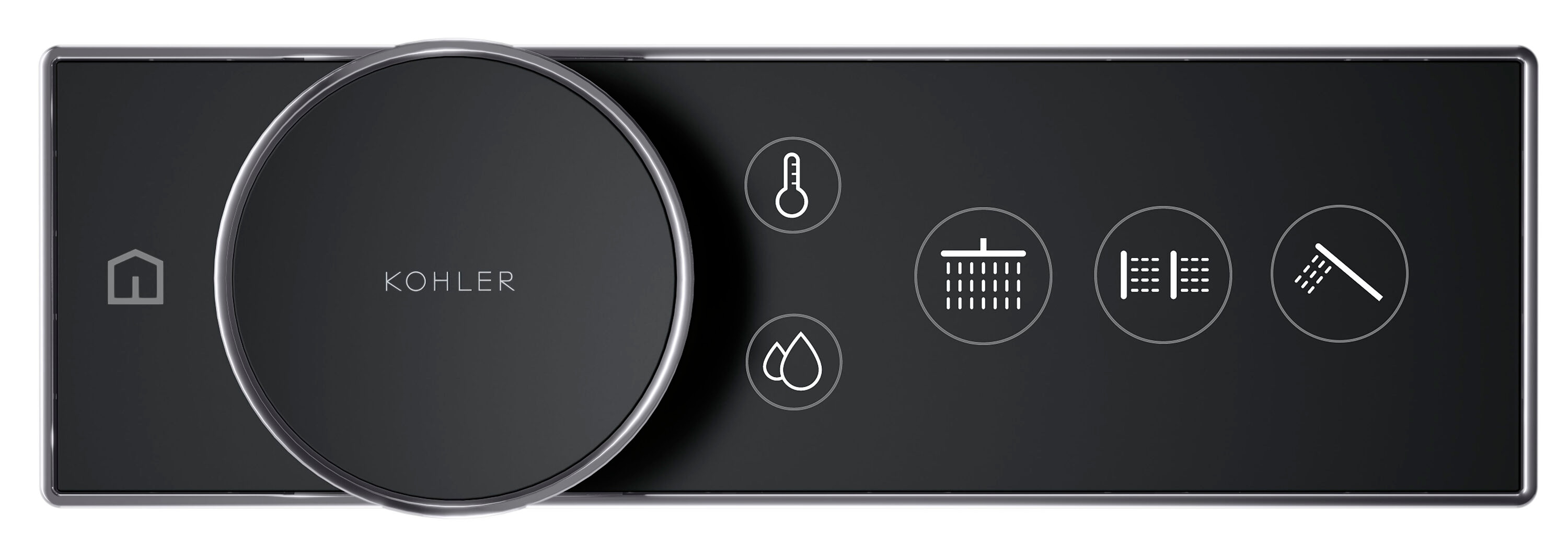 Polished Chrome Digital Shower Control with Adjustable Dial