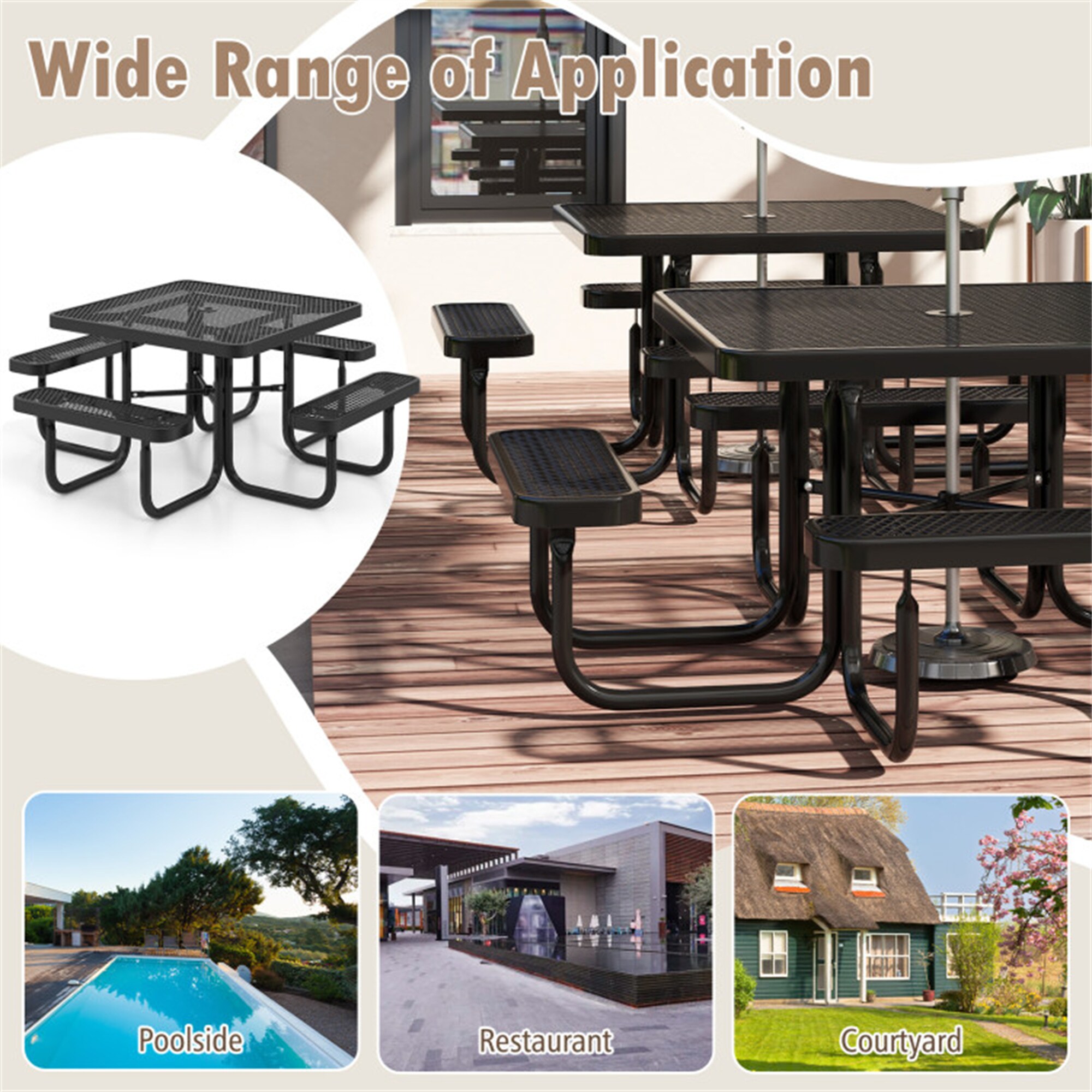 BABOOM BOM-5NY+-CO Picnic-Tables - View #9