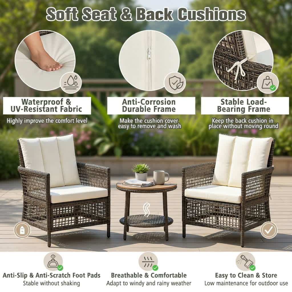 Choco Moon 5357455152750 Patio-Conversation-Sets - View #2