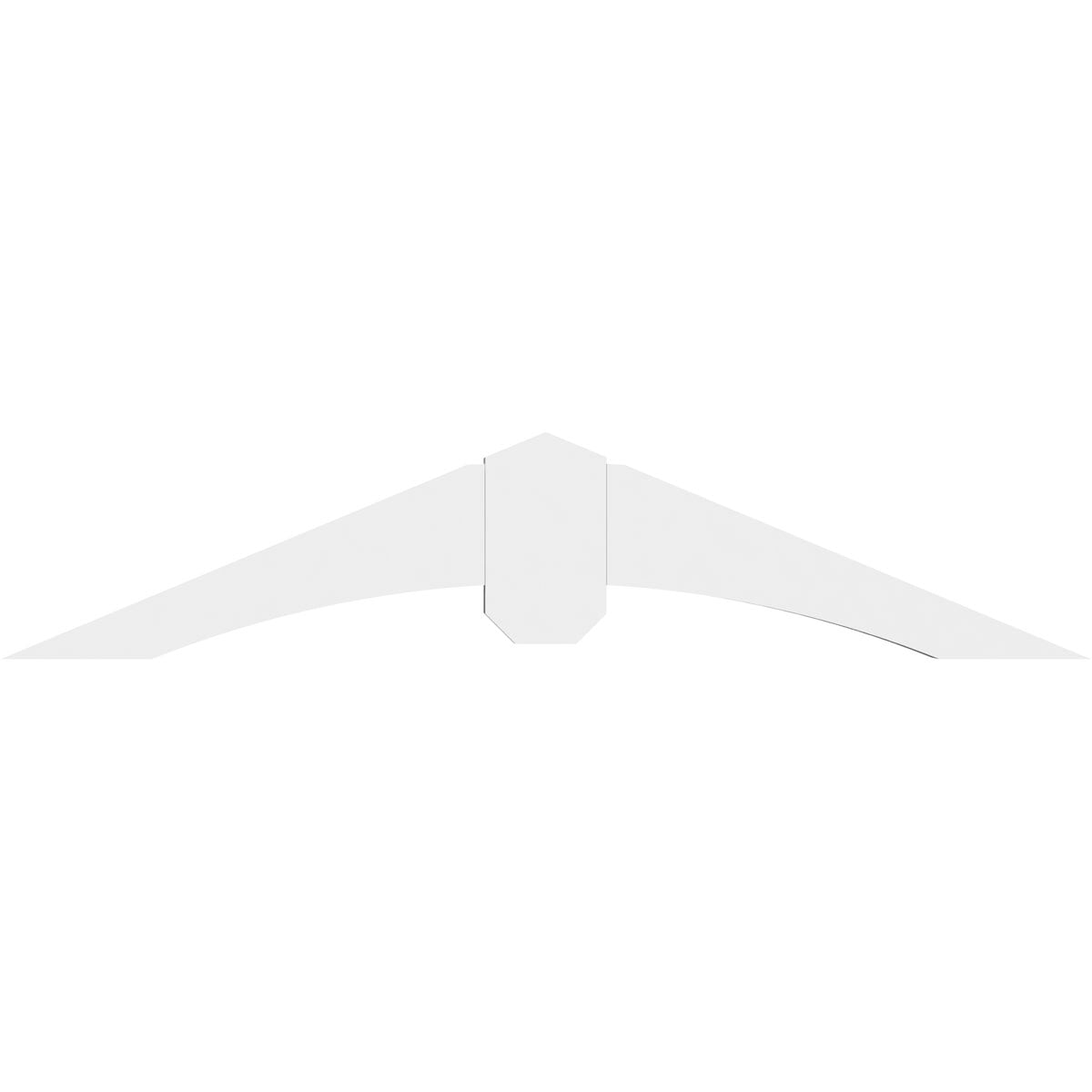 Ekena Millwork GBP036X08X0204ARC00 Exterior-Brackets-Braces - View #2