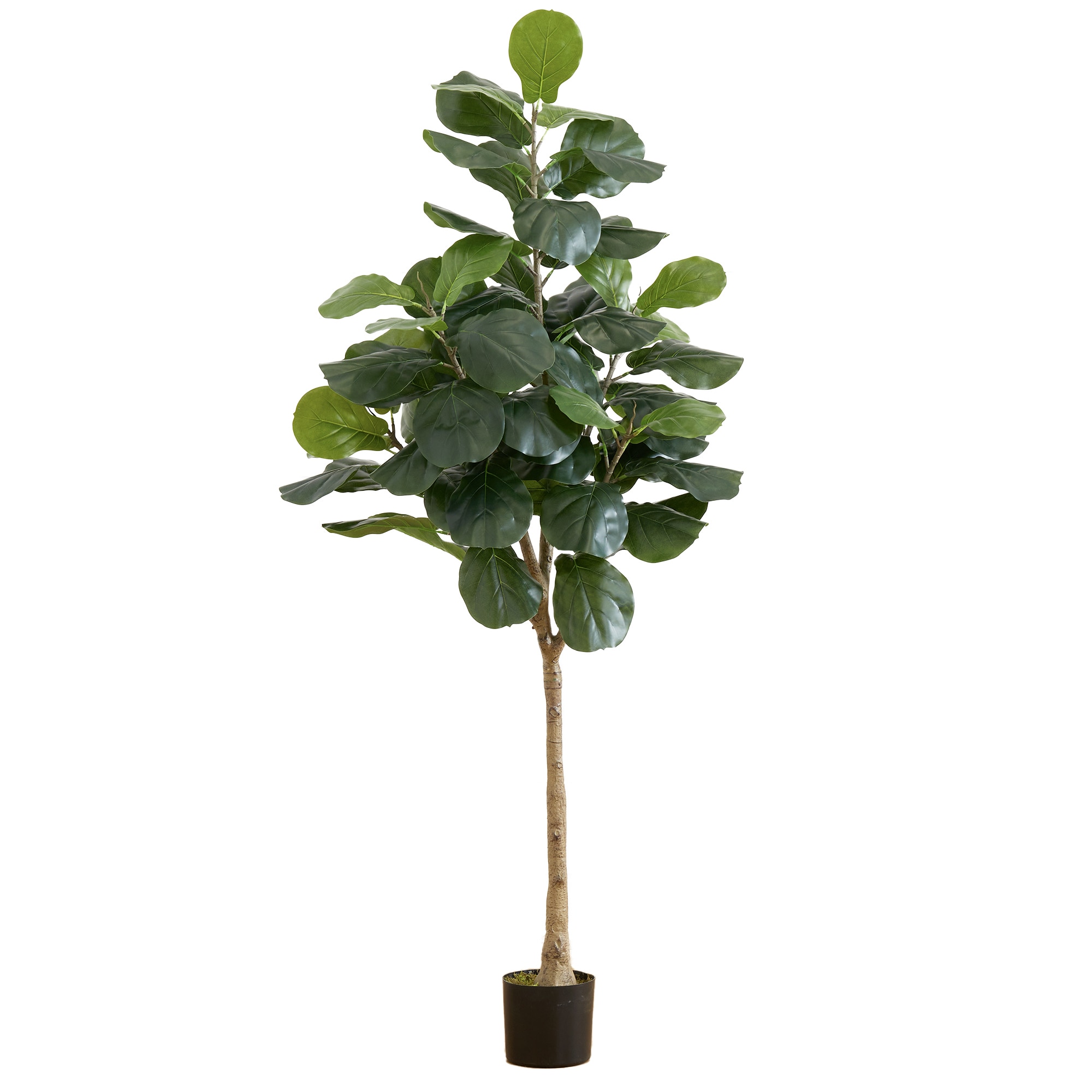 Nearly Natural T4418 72-in Pink Indoor Floor Fiddle Leaf Artificial tree