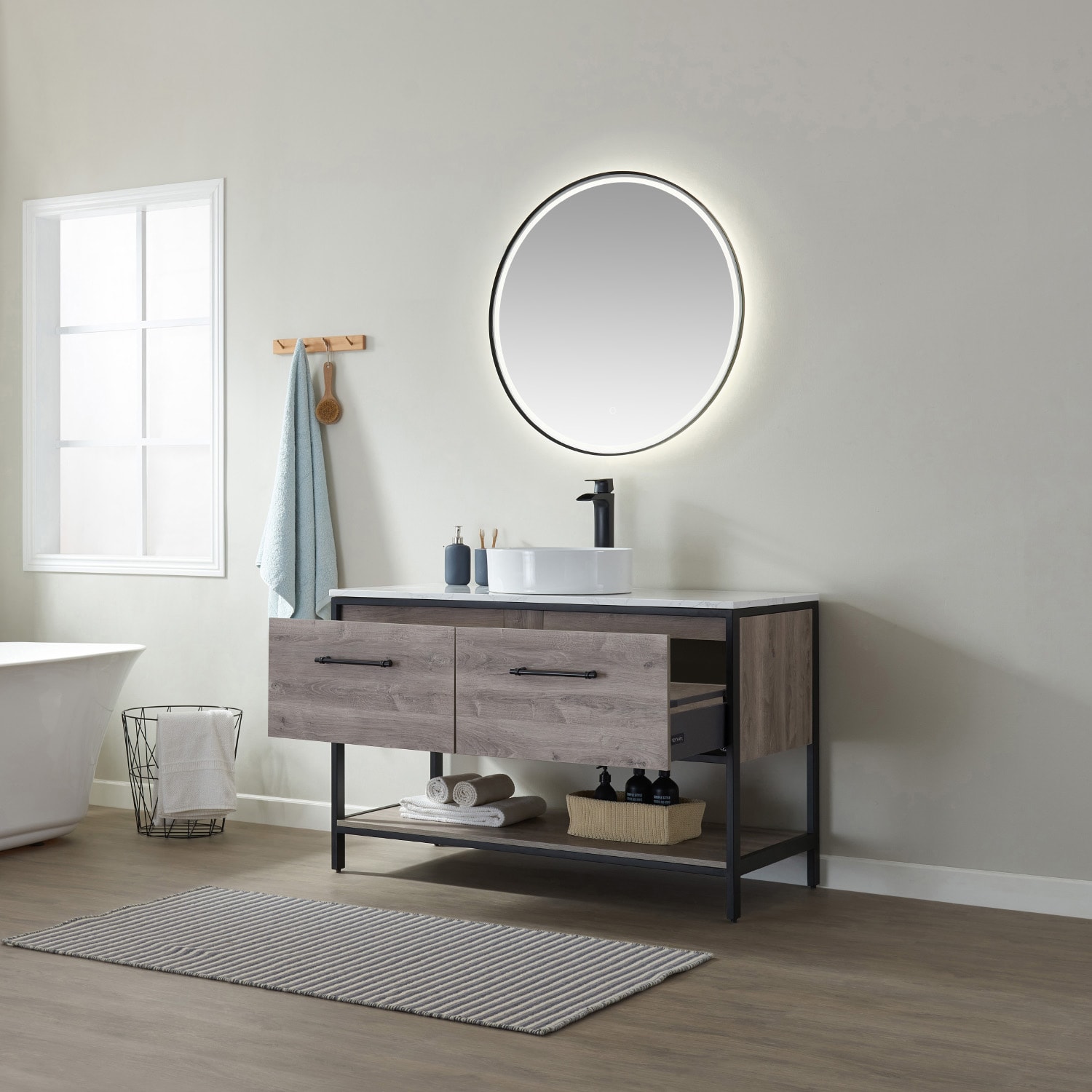 Vinnova 701348-MXO-GW Bath-Vanity-Combo - View #3