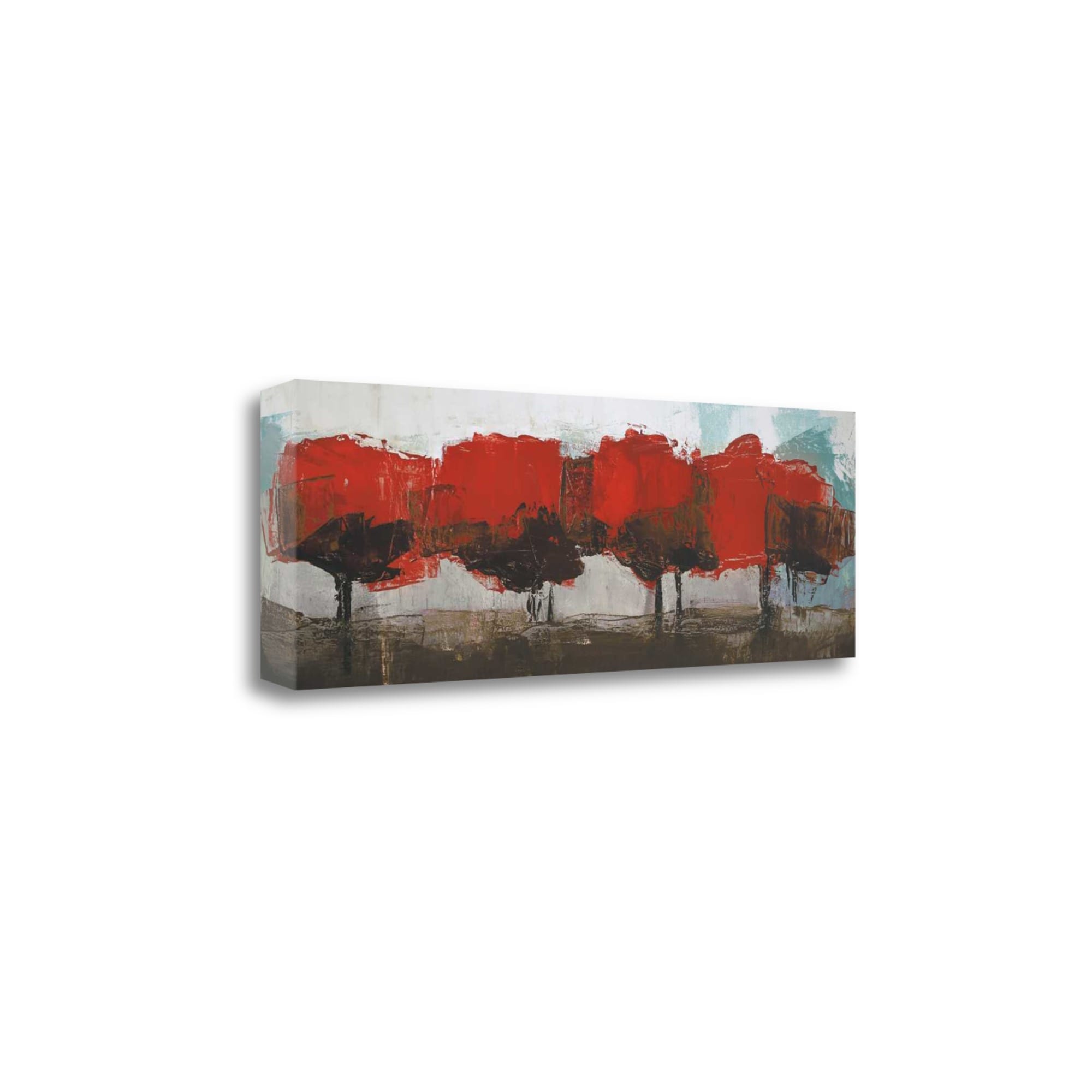 Tangletown Fine Art CA316521-3913C Fall Row Martin Shire 13-in H x 39-in W Landscape Print on Canvas