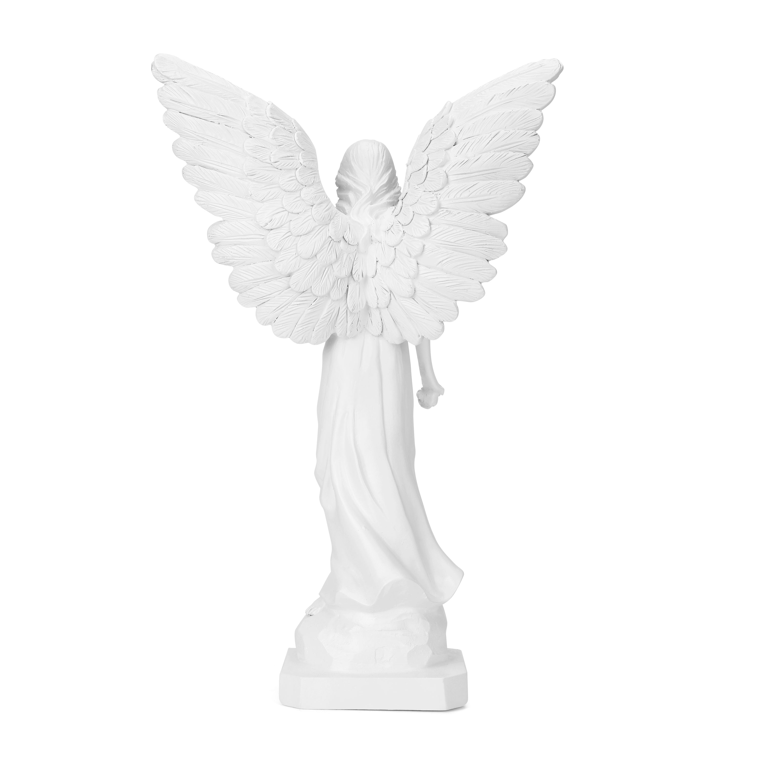 Techko Guardian Angel Open Wings Garden Statue Decor 45-lumen 0.11-watt 