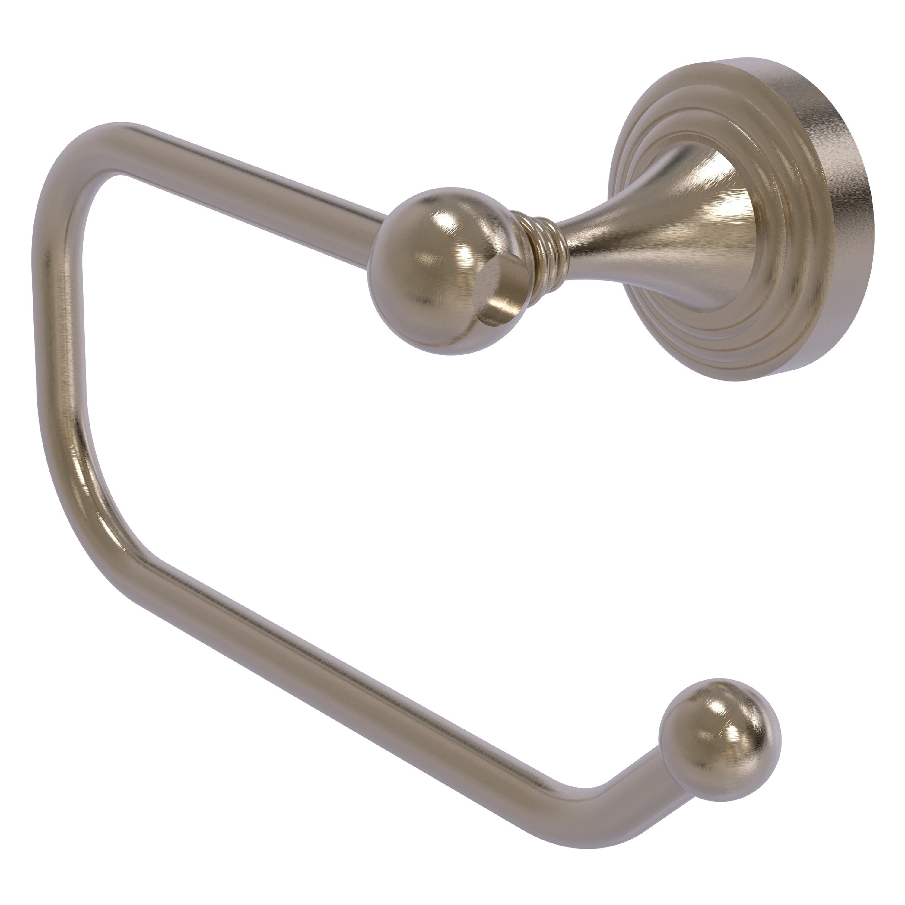 Allied Brass SG-24E-PEW Sag Harbor Antique Pewter Wall mount Single post Toilet Paper Holder 1 -Rolls