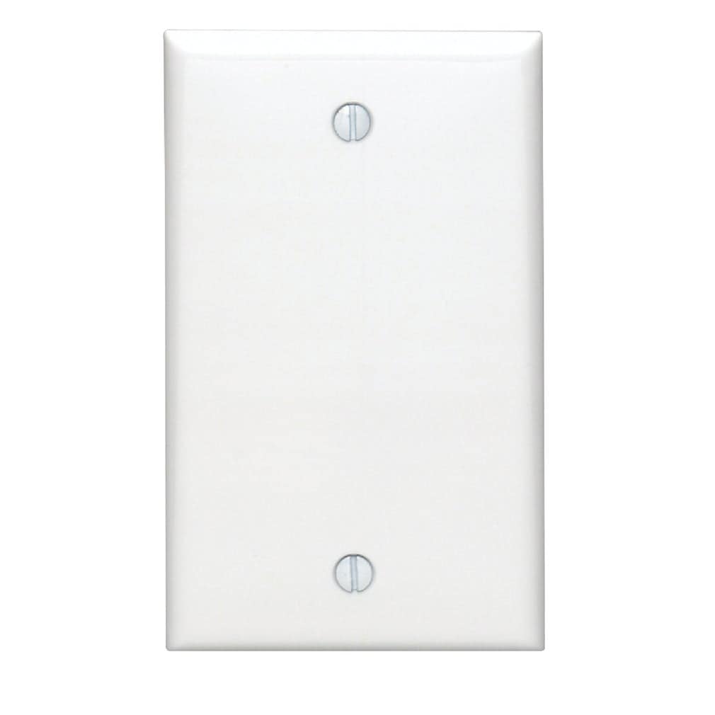 Leviton Levito 1-Gag White Thermoplastic Nylo Blak Wall Plate - Pack of 10 #DIB-BG-510947QT-763D