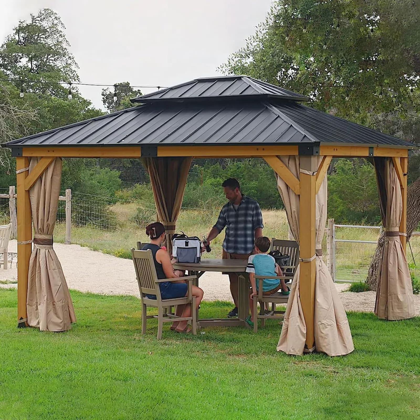StarEcho TYXY1012 Wood-Resin-Gazebos - View #2