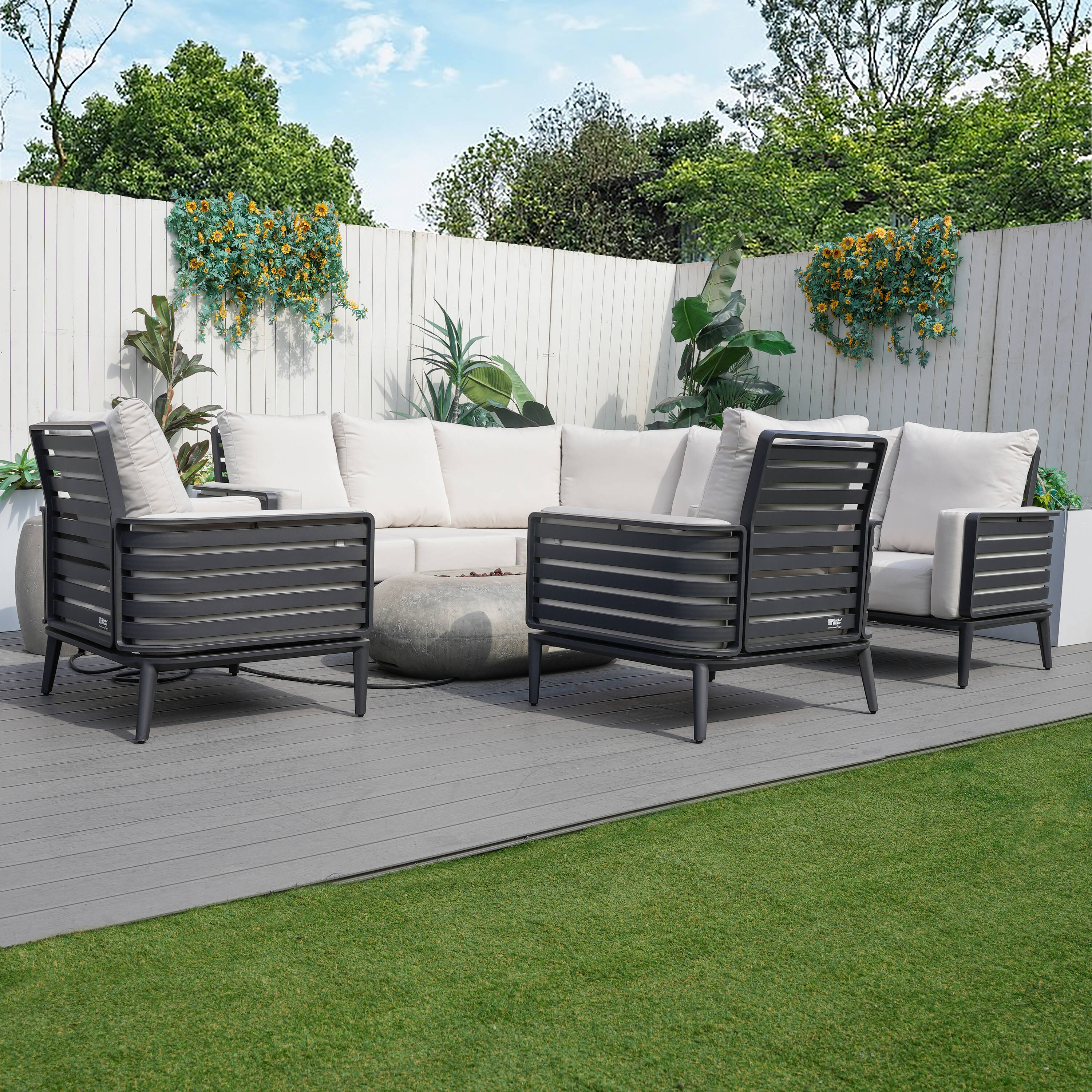 Direct Wicker DWG-2351&24912G Patio-Conversation-Sets - View #5