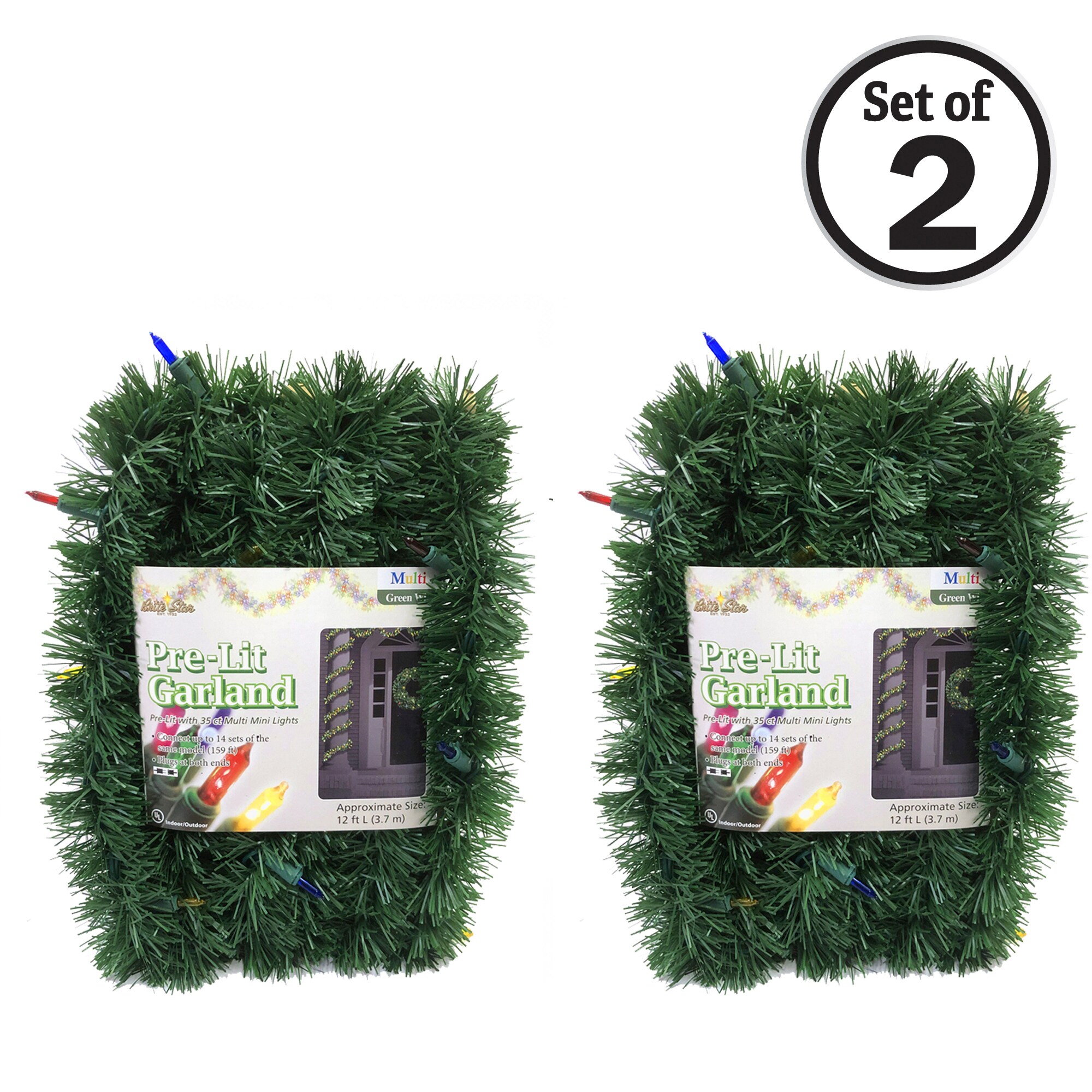 Brite Star 74-333-20 Artificial-Christmas-Garland - View #2
