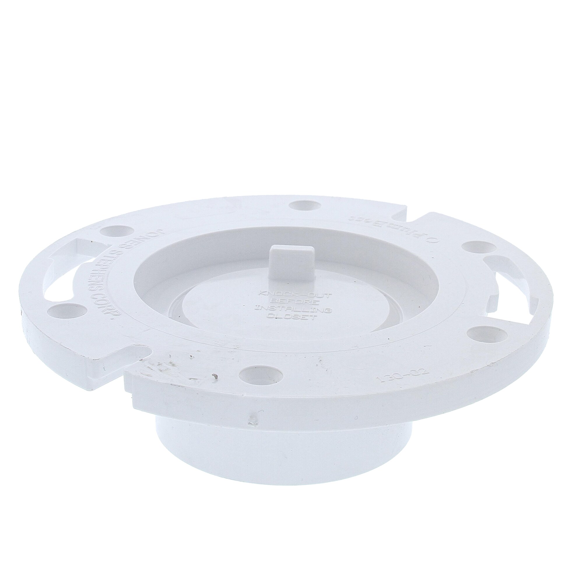 Jones Stephens C52150 3 Over SCH30 Pipe Closet Flange With Knockout