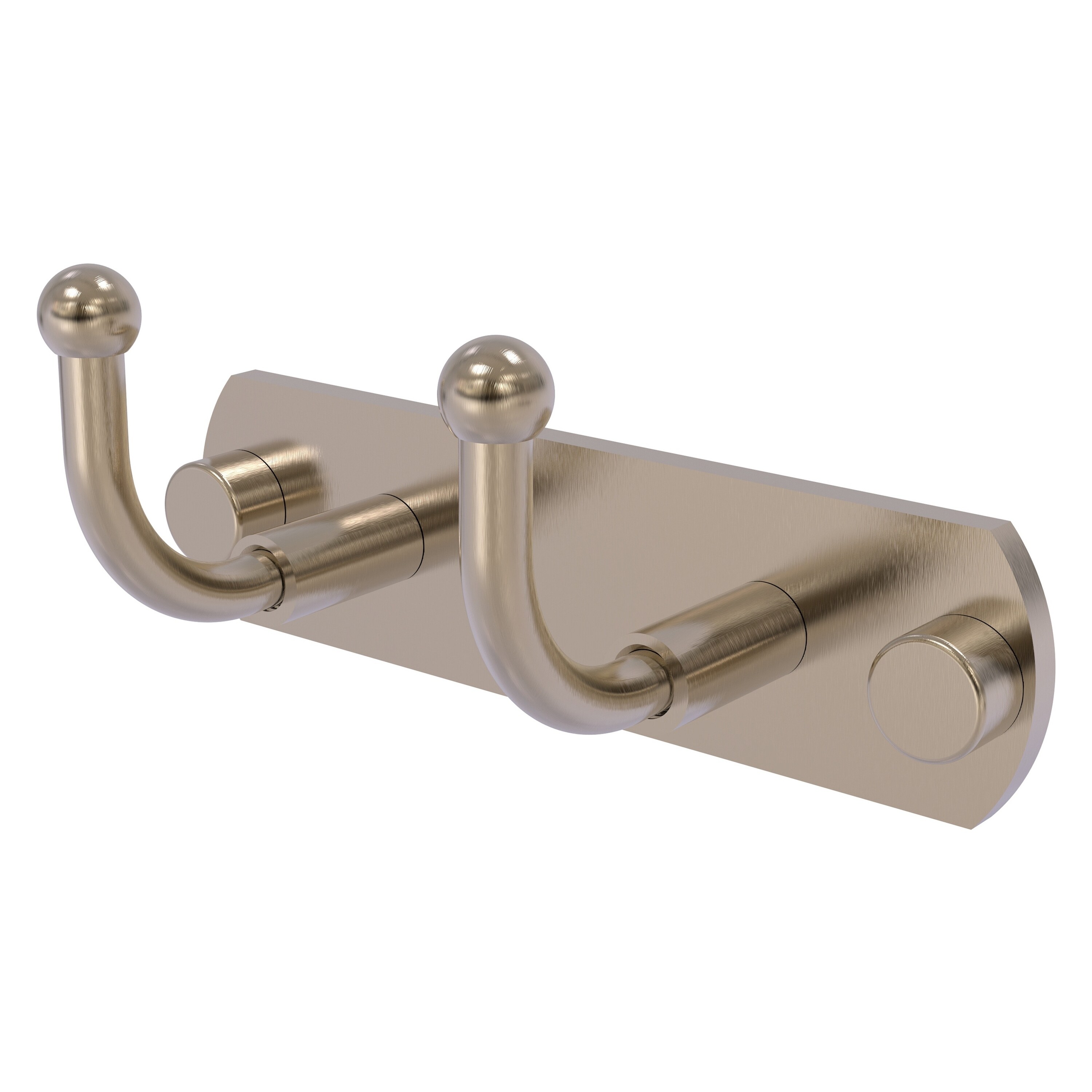 Allied Brass 1020-2-PEW Skyline Antique Pewter Double -Hook Wall mount Towel Hook
