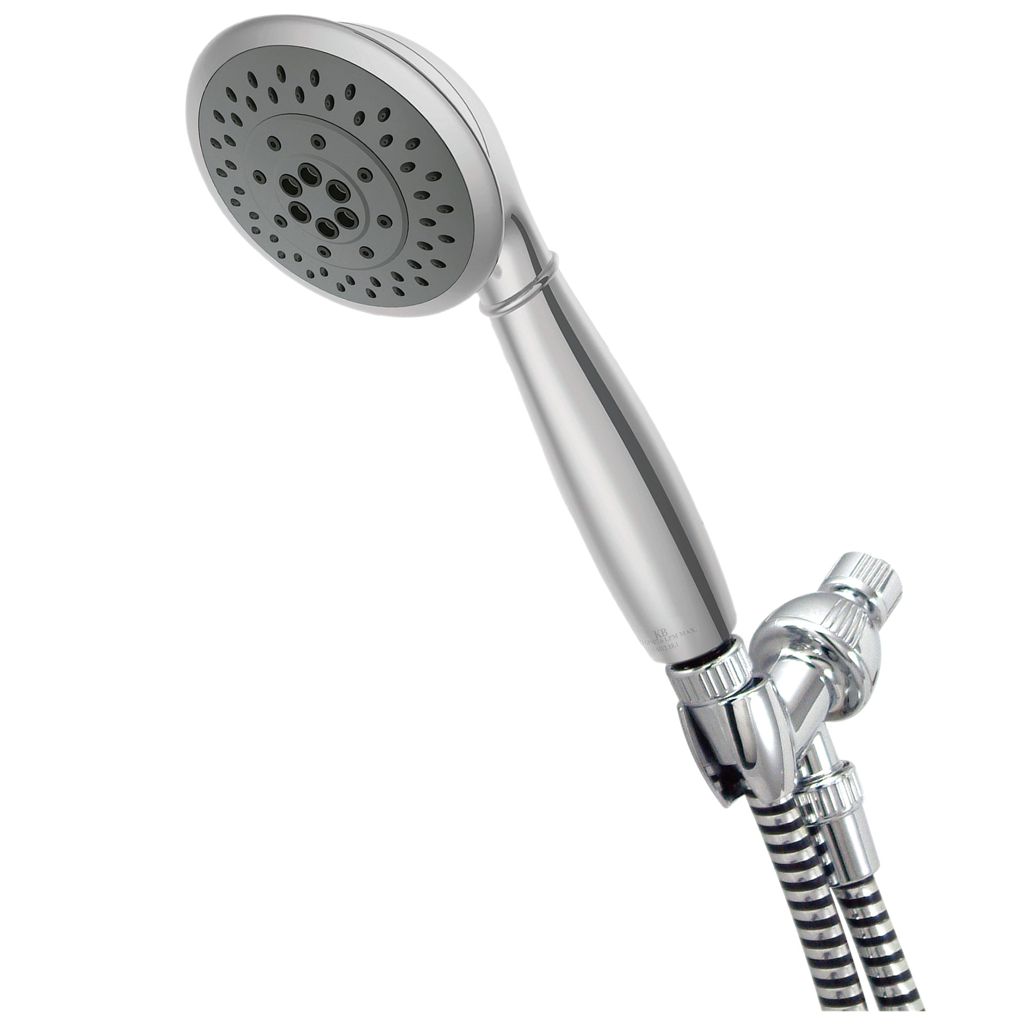 Elements of Design EX2528 Vilbosch 5.0 -Settings Chrome/stainless steel 3.0-in Round Handheld Shower Head 1.8 GPM