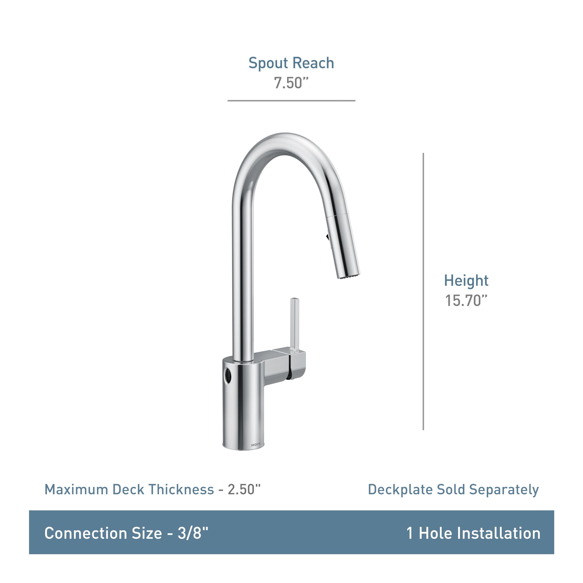 Moen 7565EWC Kitchen-Faucets - View #4