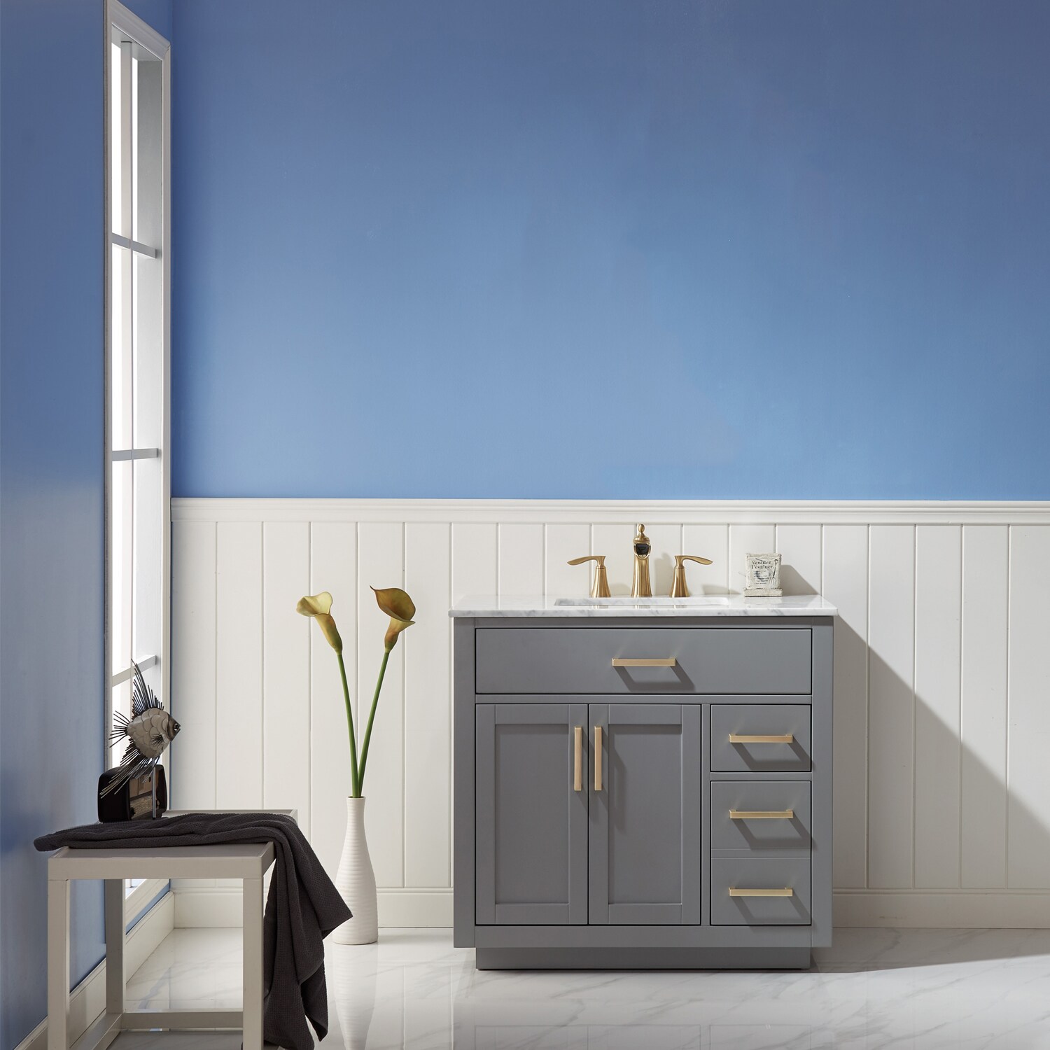 Altair 531036-GR-CA-NM Bath-Vanity-Combo - View #8