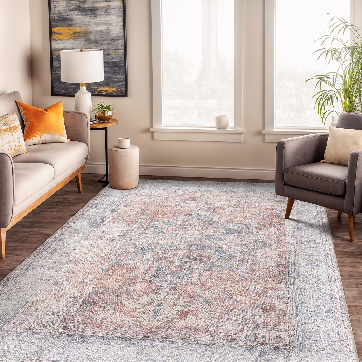 World Rug Gallery 6039RUST5X7 rugs - View #2
