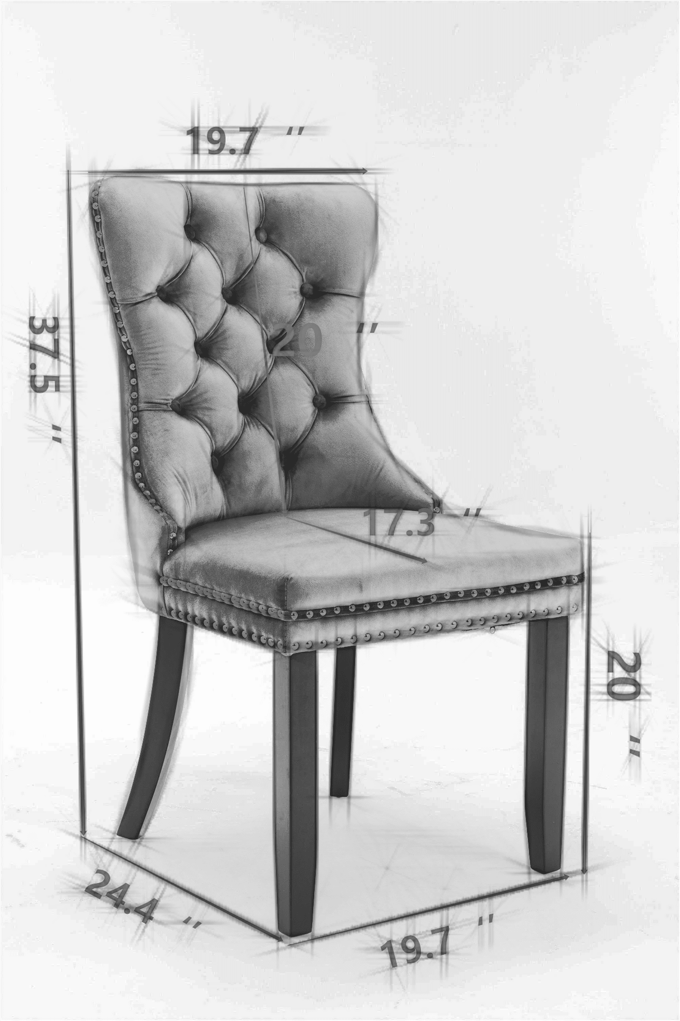 Vynxaria LEXY0116-DJCY-2GRS Dining-Chairs - View #6