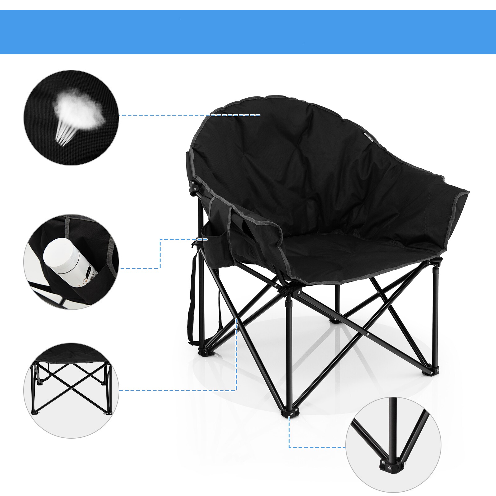 Costway OP70502DK Patio-Chairs - View #3