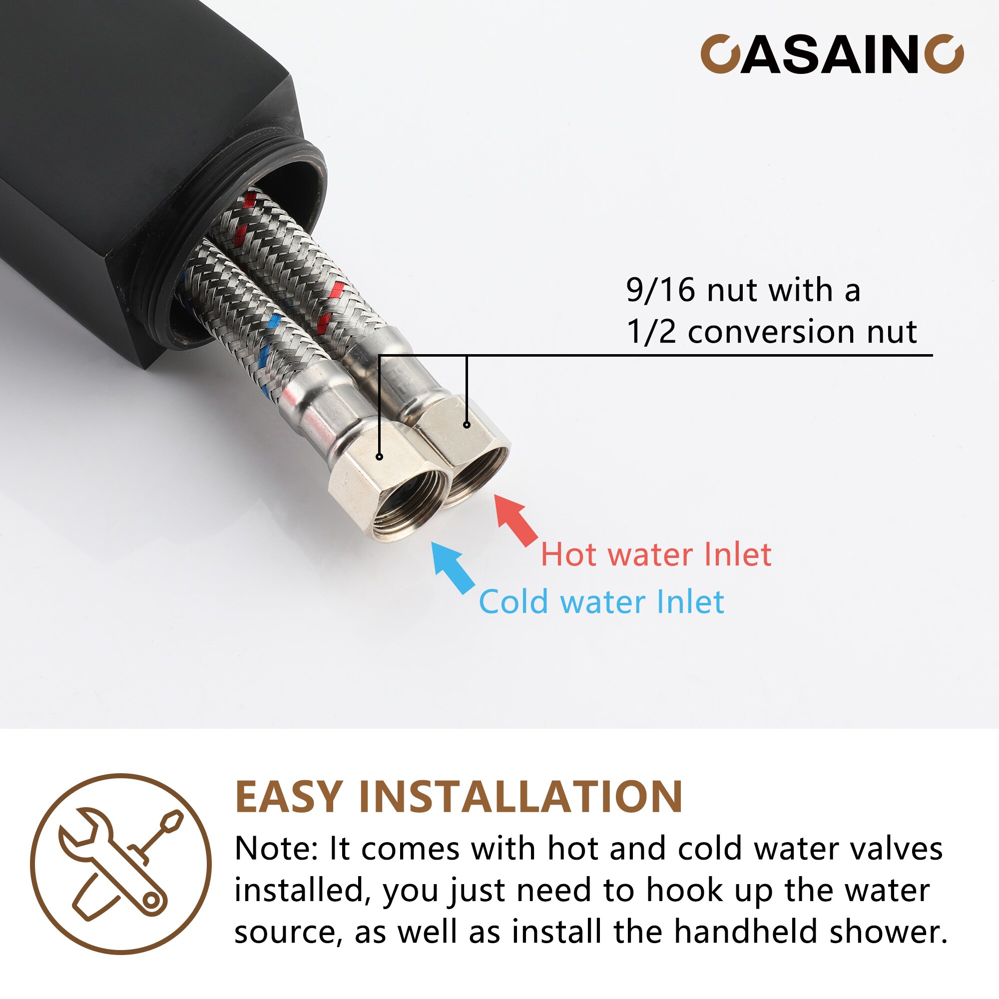 CASAINC MCS182-10BG Roman-Tub-Faucets - View #4