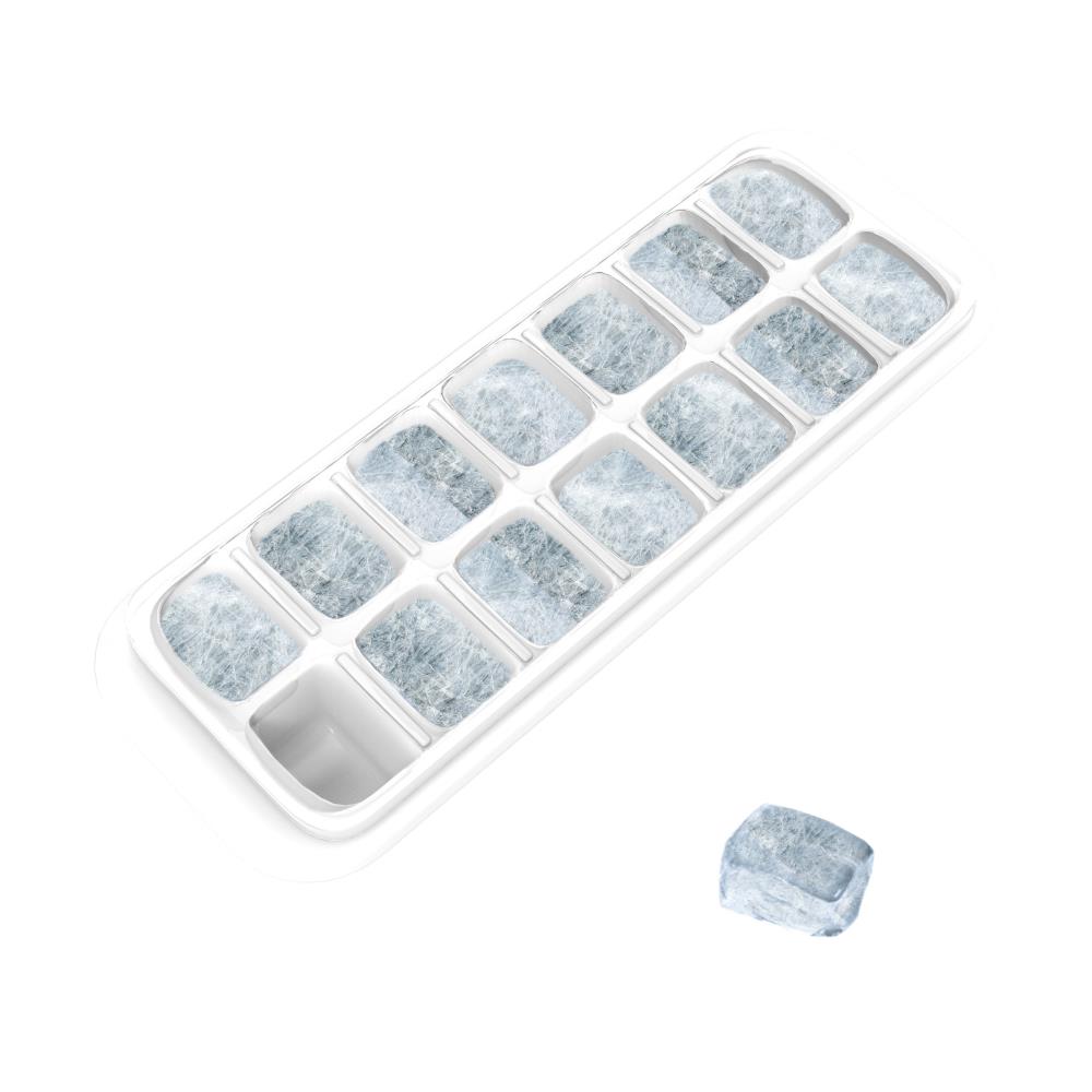 Hastings Home Easy Fill Spill-Resistant Ice Cube Trays With Locking Lids –  Set of 2, Blue/Orange - ShopStyle Kitchen Tools