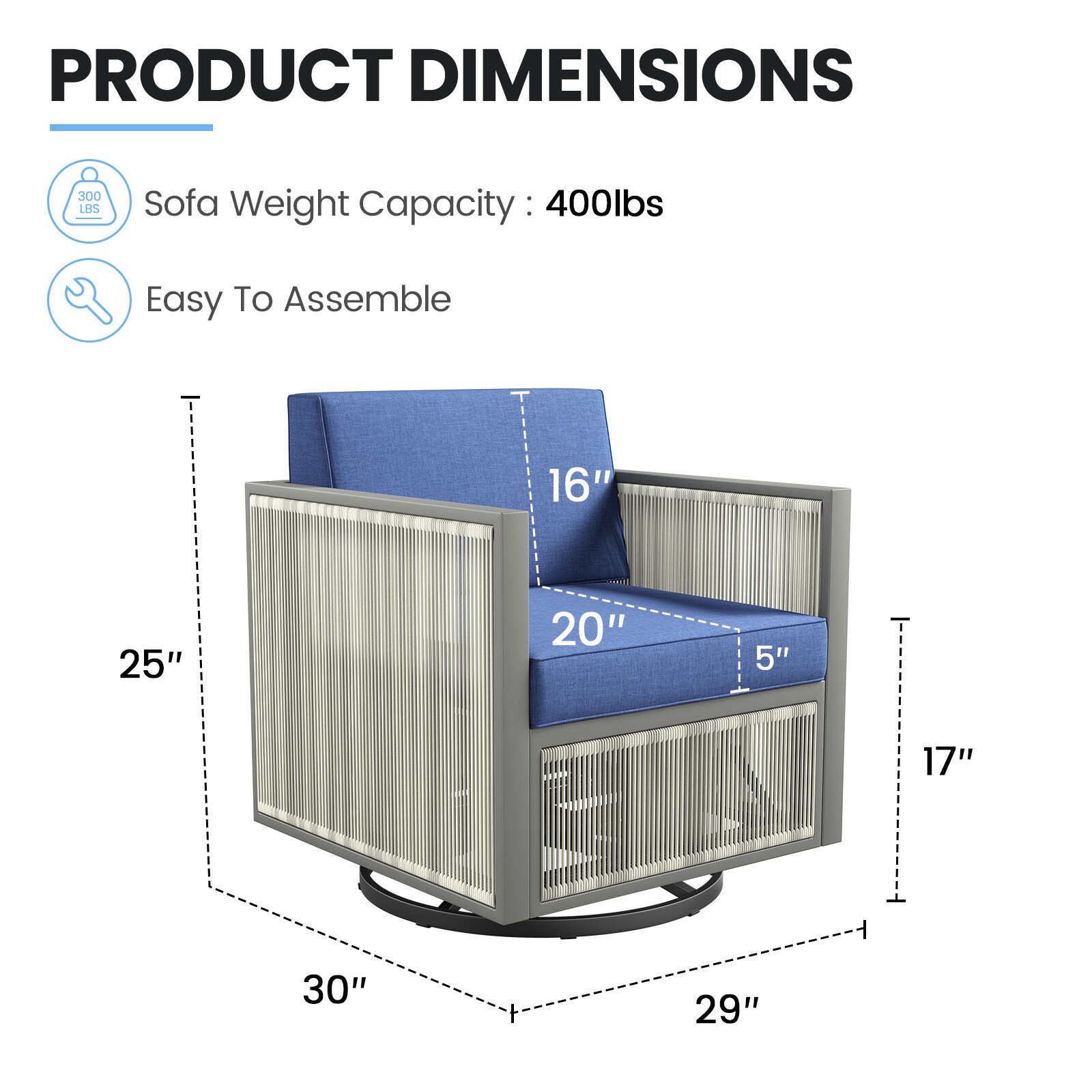 Jeehope PAFHGW20-1A Patio-Chairs - View #9