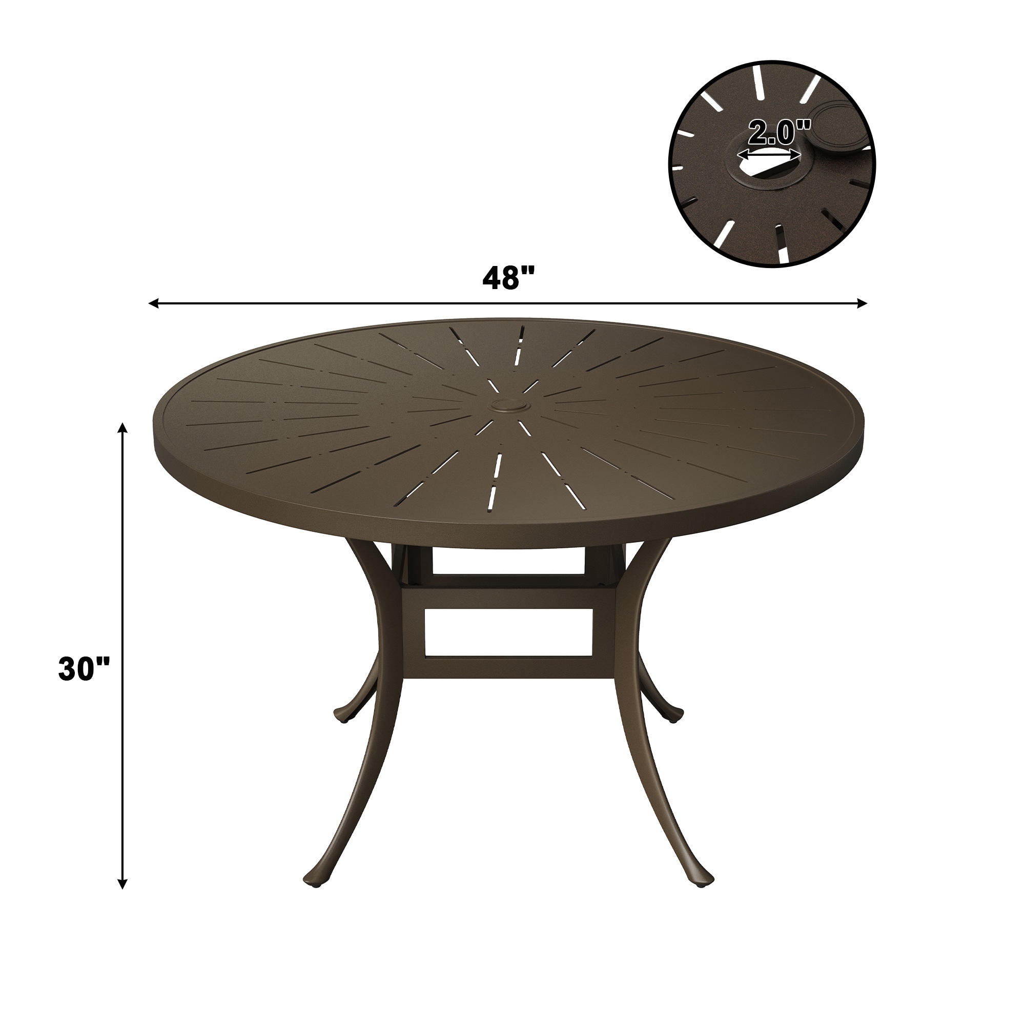 CASAINC CA-IVY1139R42 Patio-Tables - View #7