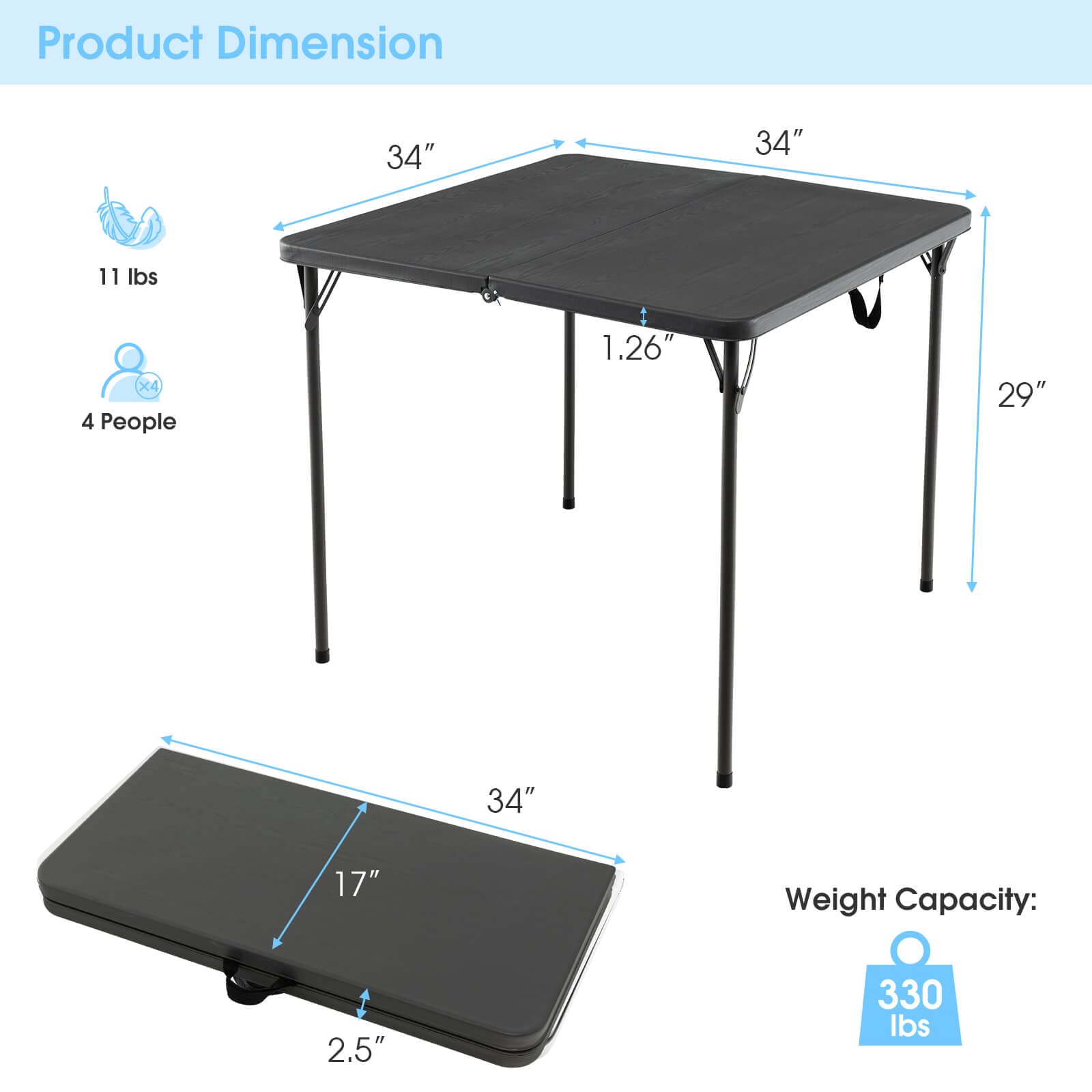 Slickblue D-CO-RG04701PN Picnic-Tables - View #6