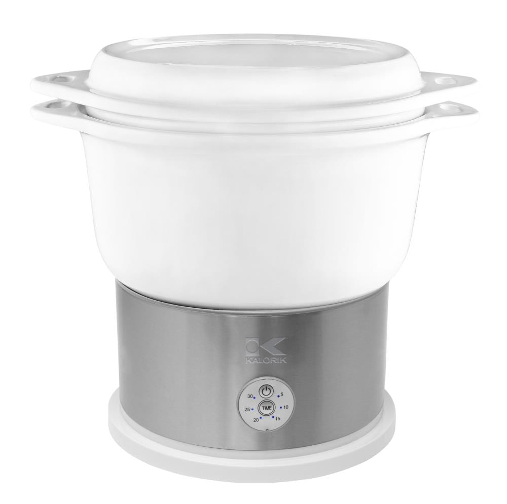NESCO Food Steamer With Rice Bowl, Double Decker, BPA FREE, 5-Qt