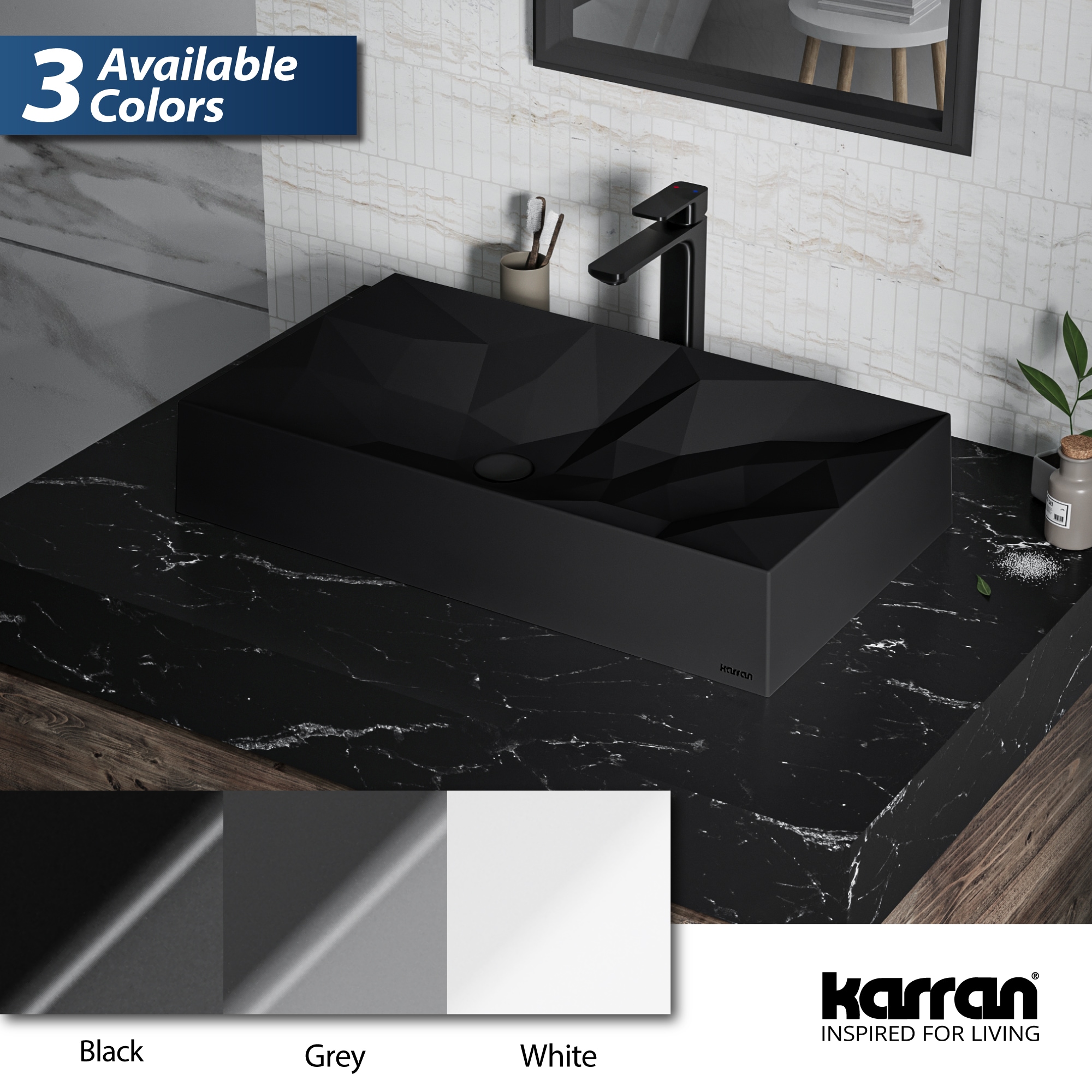 Karran SQS400BL Bath-Sink - View #8