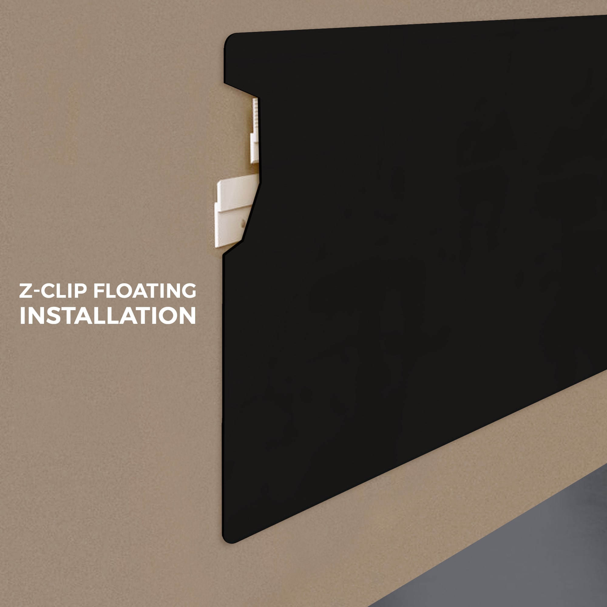 Large Black Magnetic Glass Dry Erase Board with Frameless Design