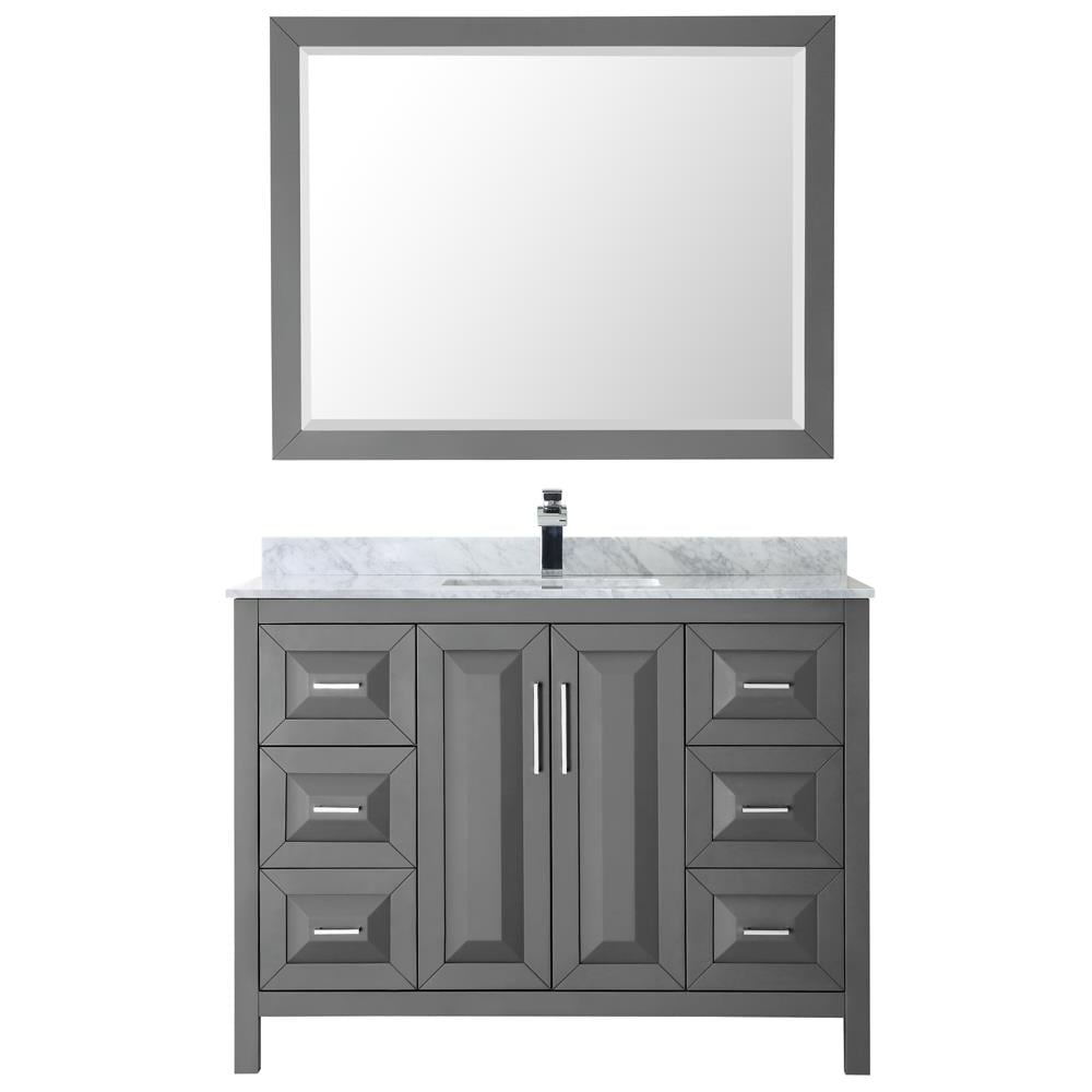 Wyndham Collection WCV252548SKGCMUNSM46 Bath-Vanity-Combo - View #3