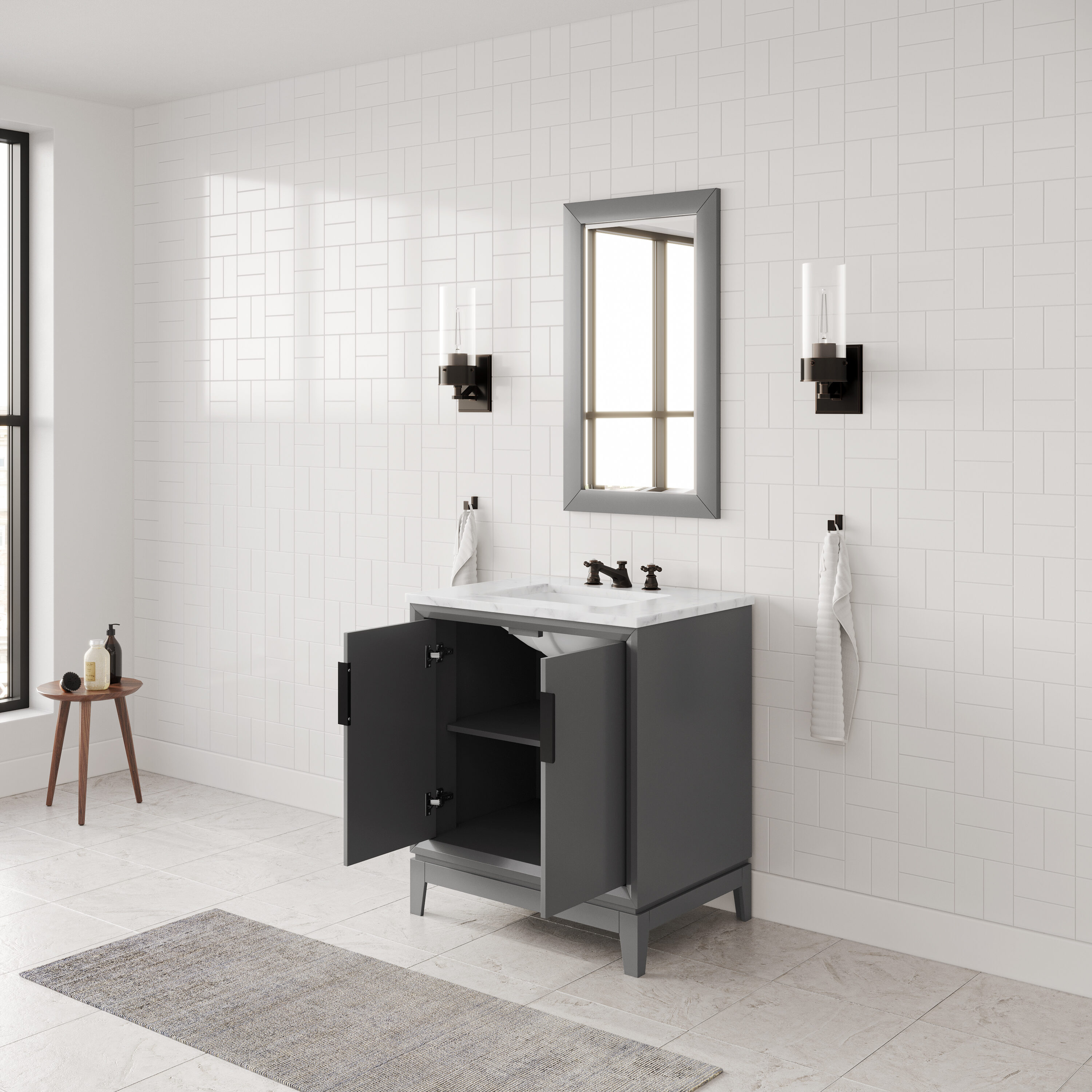 Water Creation VEL030CWCG00 Bath-Vanity-Combo - View #6