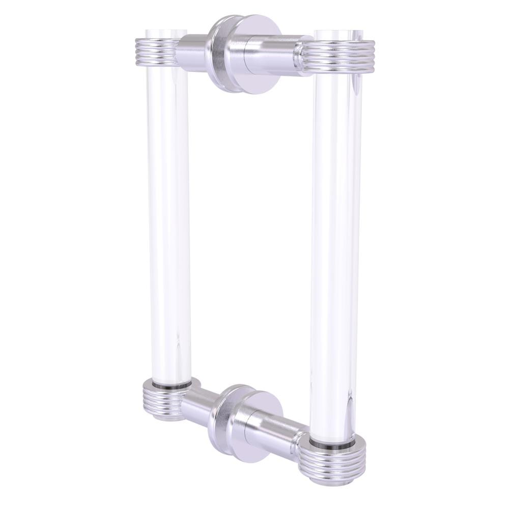 Allied Brass CV-406G-8BB-SCH Satin chrome 8-Inches Hinged shower door Handle