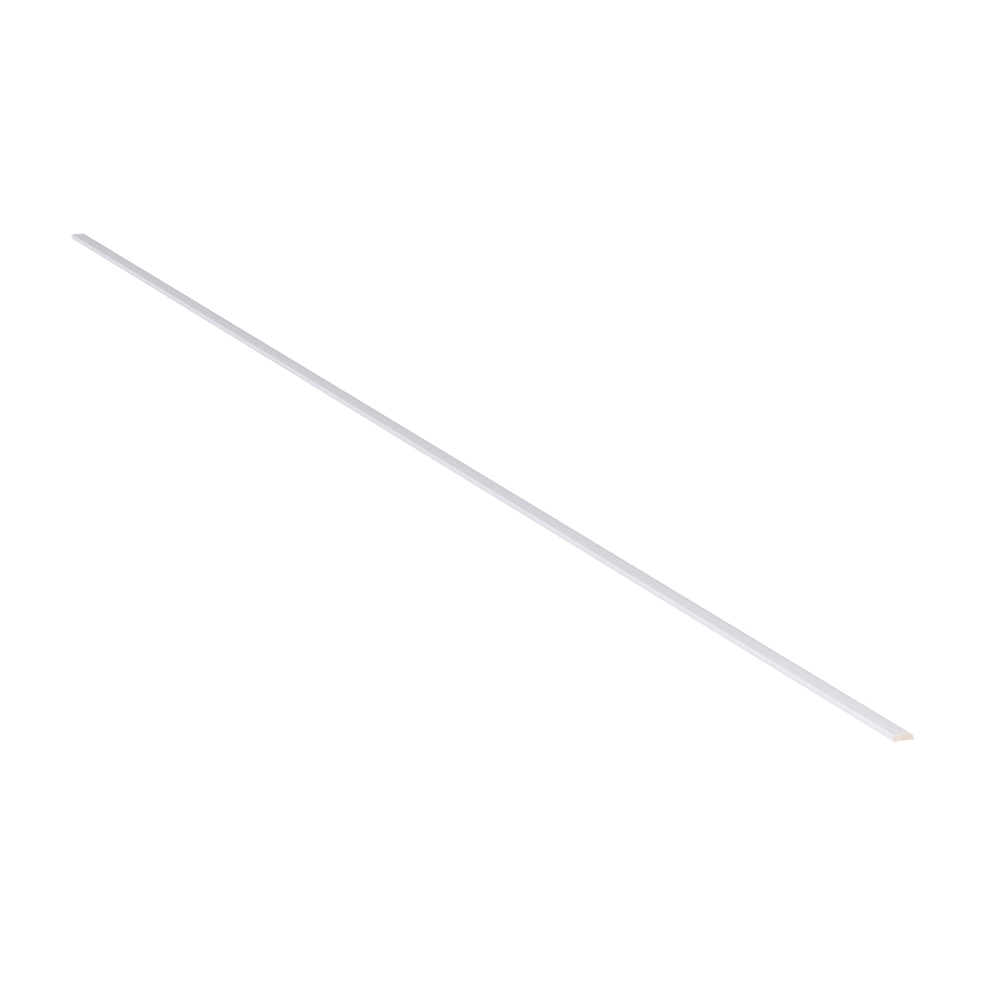 Arcade Green 505SKR96 Cabinet Scribe Rail 0.75-in W x 96-in H x 0.25-in D White Painted