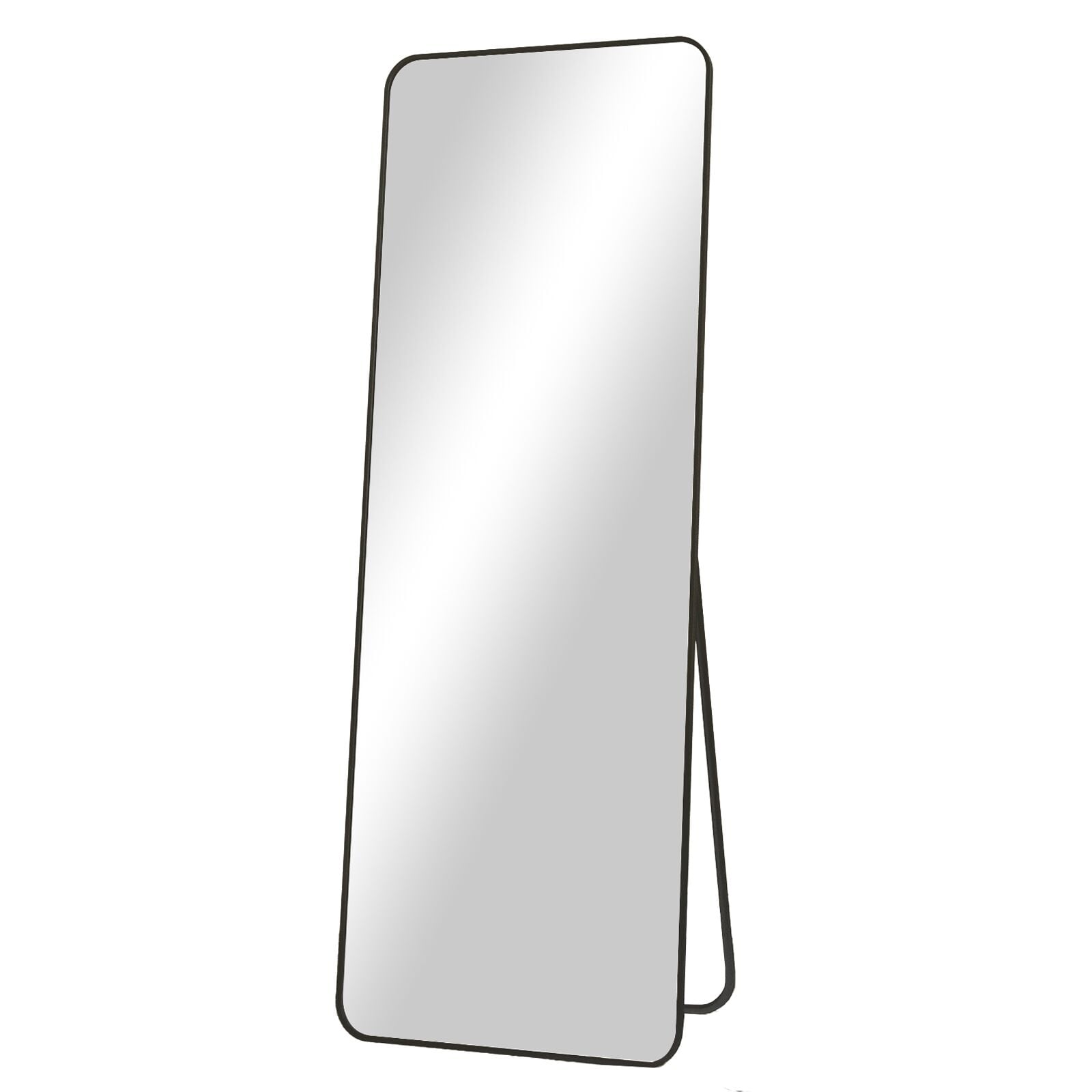BEAUTYPEAK LS-CYJ-RE2164-B 20.5-Inches W x 63.4-Inches H Rectangle Black Framed Full Length Floor Mirror