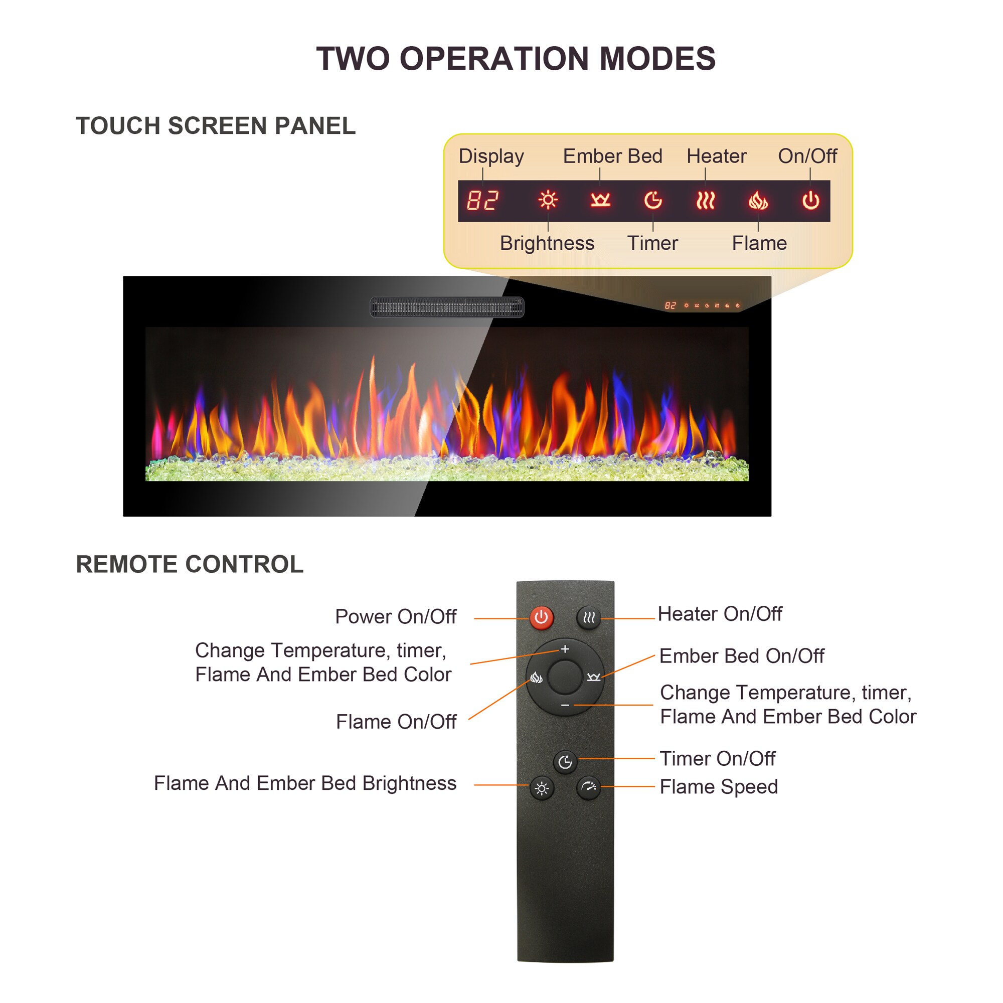 Gaierptone CRXDEIXR0FT Electric-Fireplaces - View #7