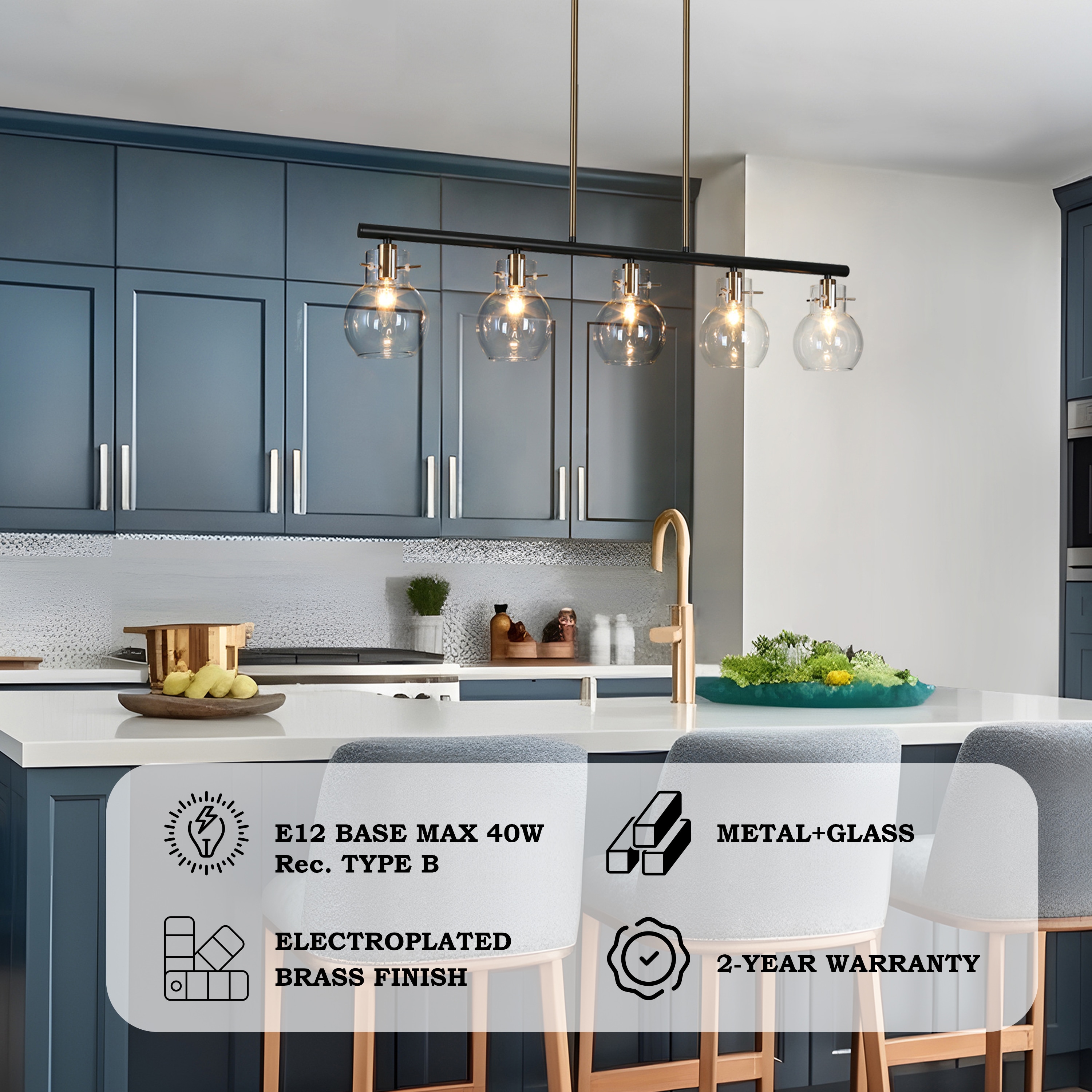 ZEVNI L3JFNRAIW4687SI7 Pendant-Lights - View #8