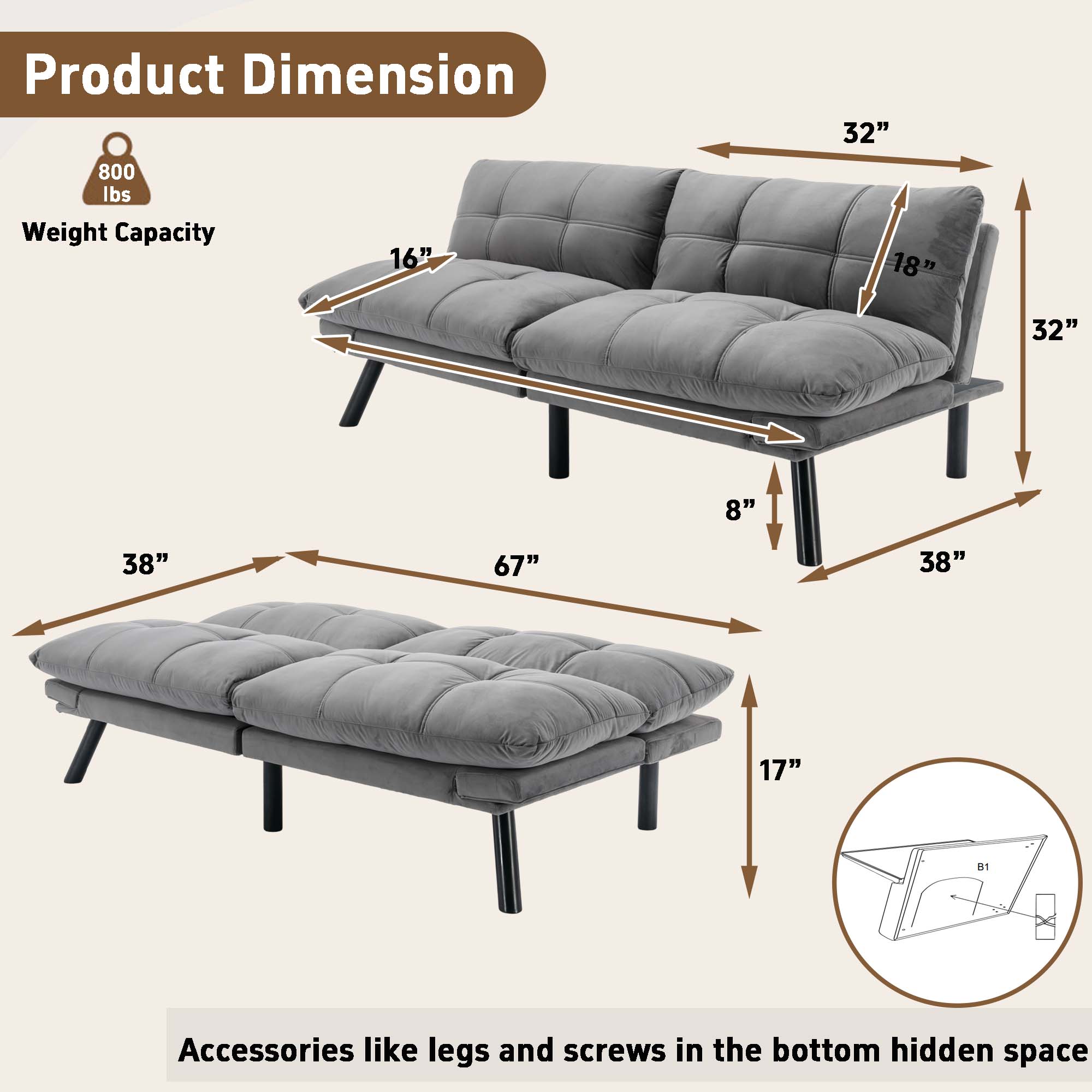Sunrinx MG11-LR-05 futons - View #6