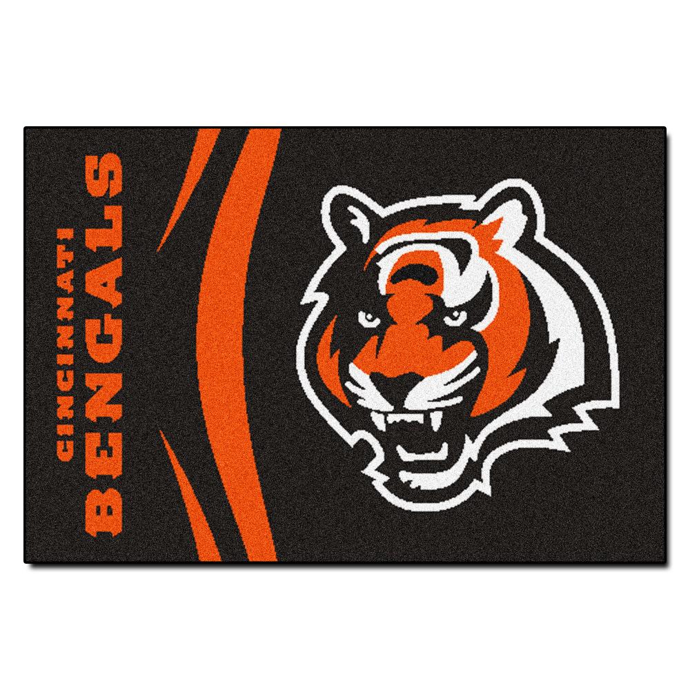 Cincinnati Bengals Football Rug