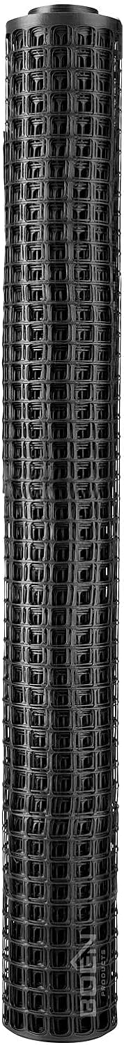 BOEN 25-ft X 3.33-ft 6-Gauge Black Plastic Extruded Mesh Rolled Fencing ...