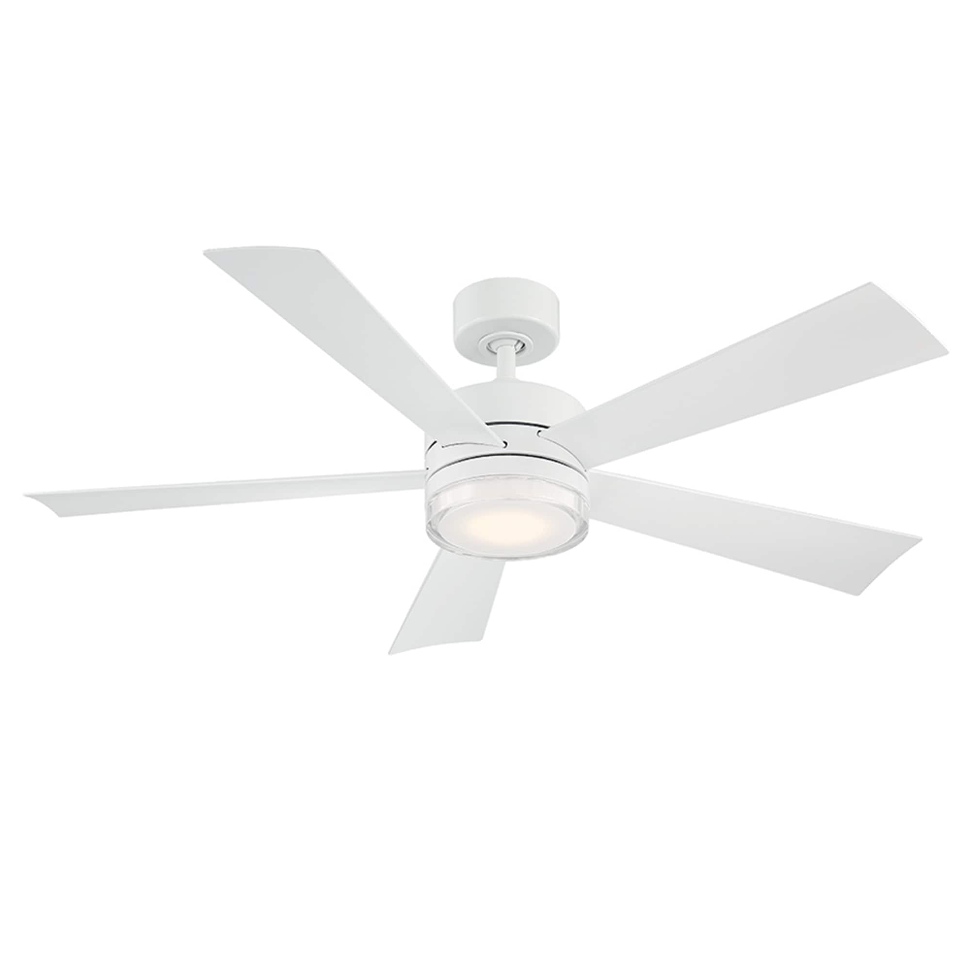 Modern Forms Axis 52-in Bronze Integrated LED Indoor/Outdoor Smart Ceiling Fan with Light and Remote (3-Blade) FR-W1803-52L-BZ Sansujyuku sansujyuku.com