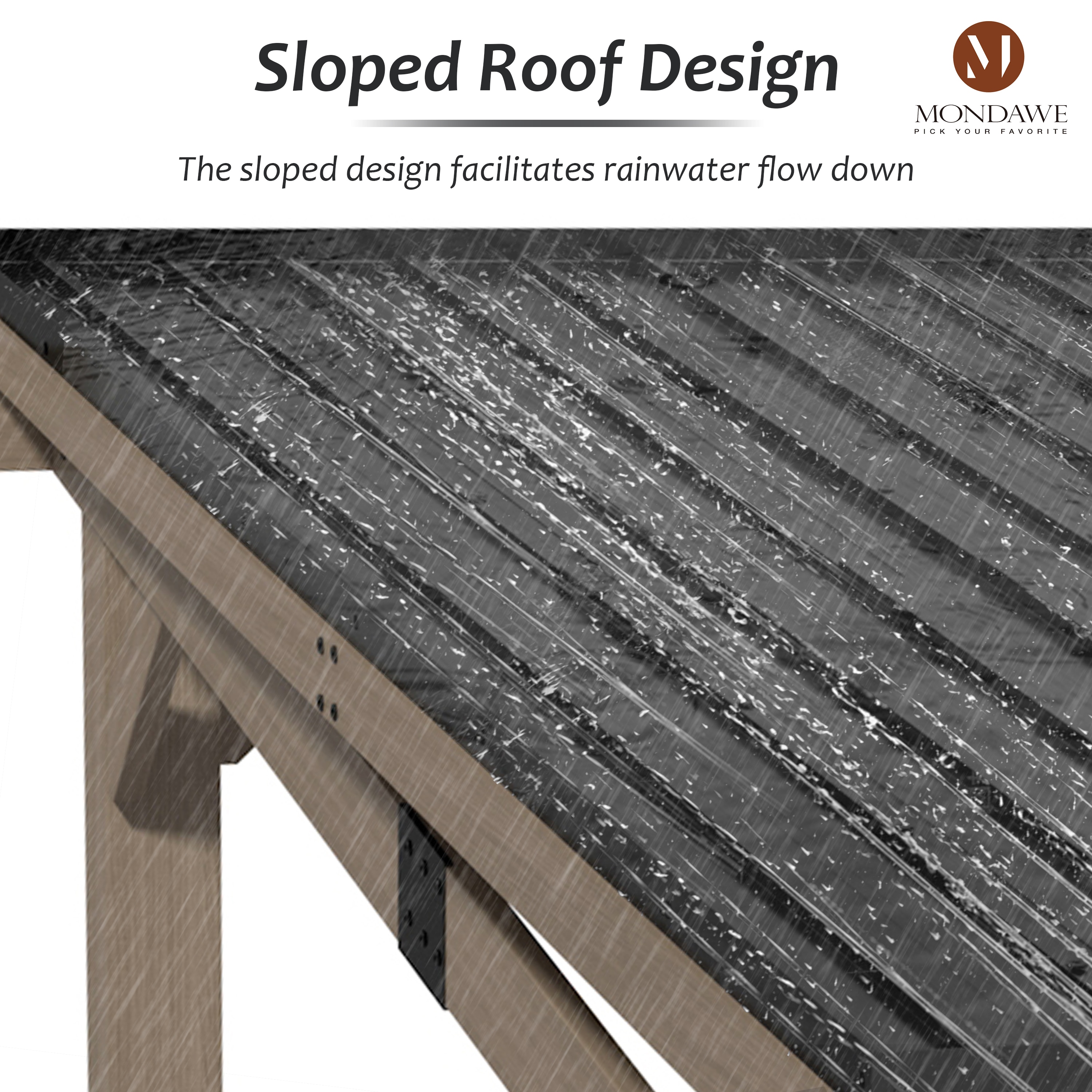 Mondawe MO-5004A-4 Wood-Resin-Gazebos - View #8