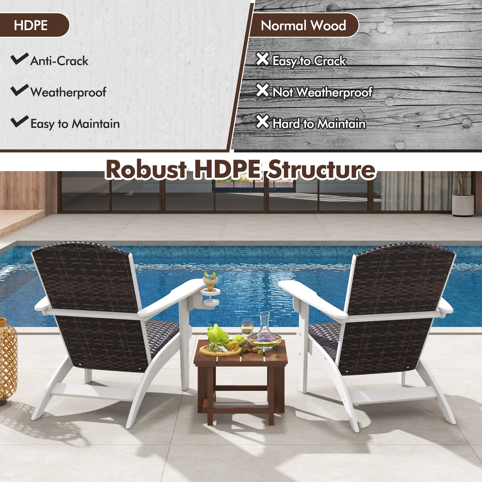 Forclover ASE-637BK Patio-Chairs - View #6