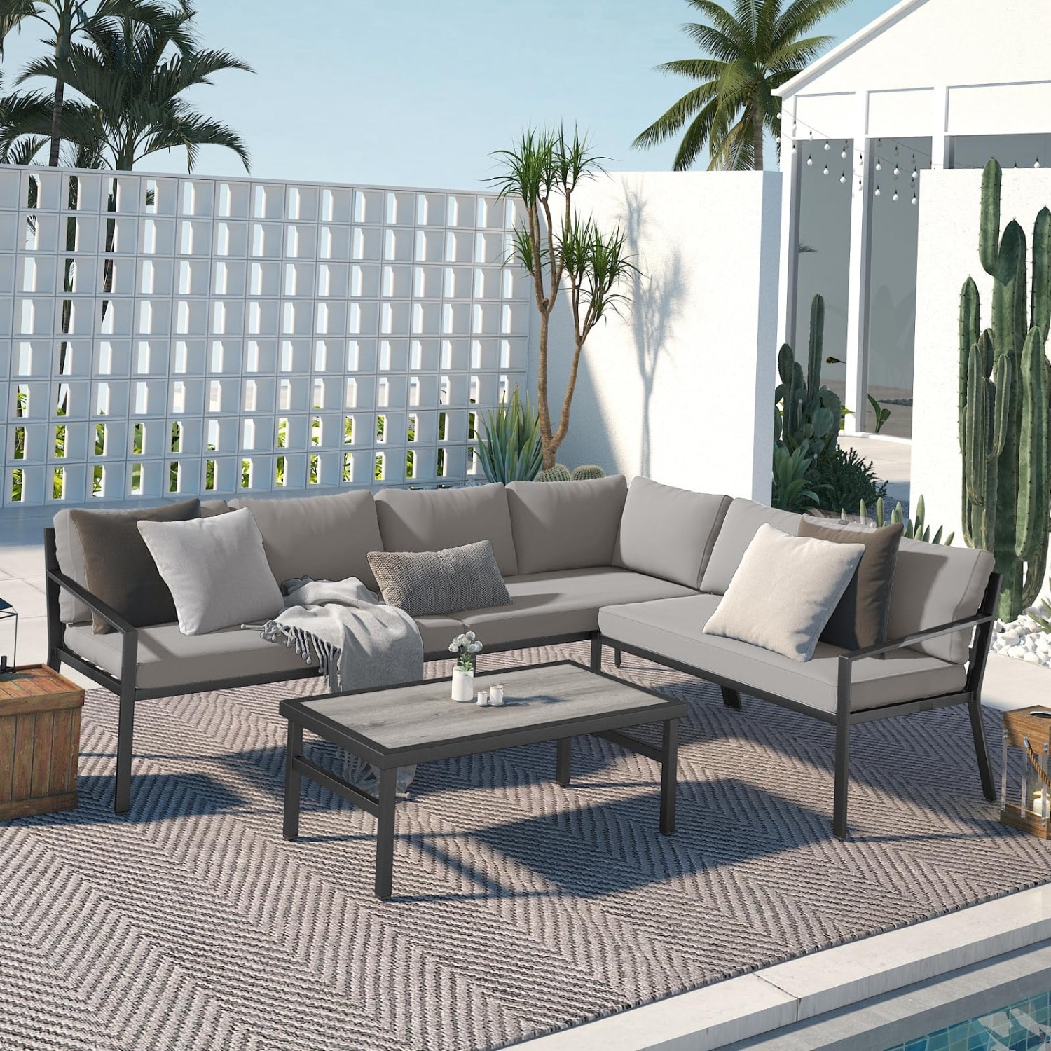 AECOJOY 16500GR-LS01 Patio-Sofas-Daybeds - View #7