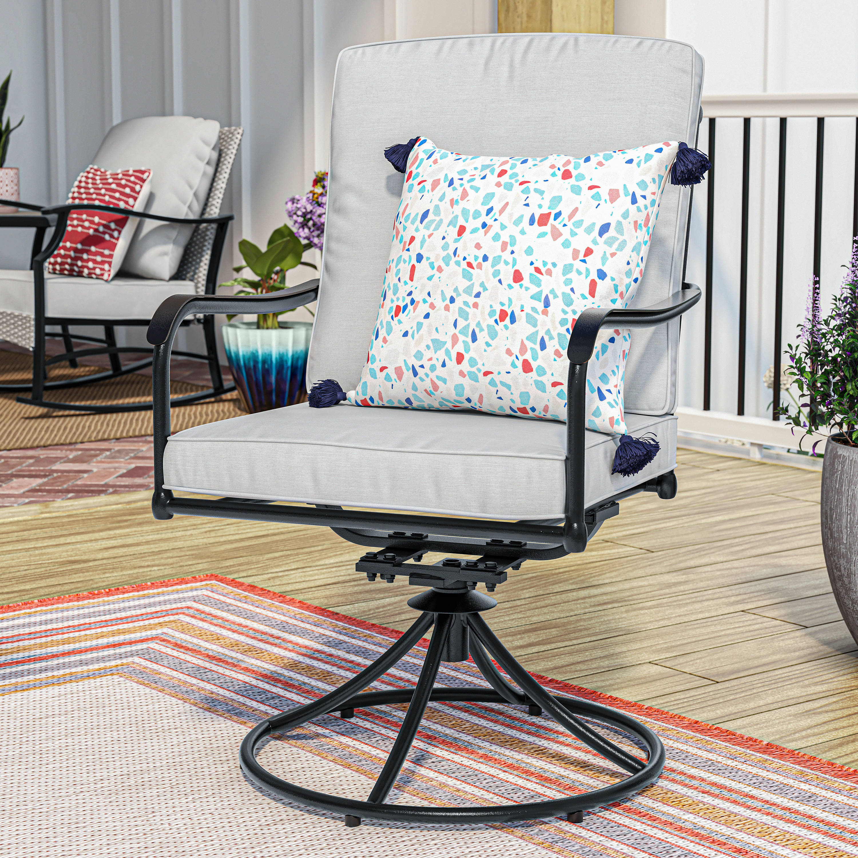 allen + roth 8651-06446853 Outdoor-Accent-Pillows - View #6