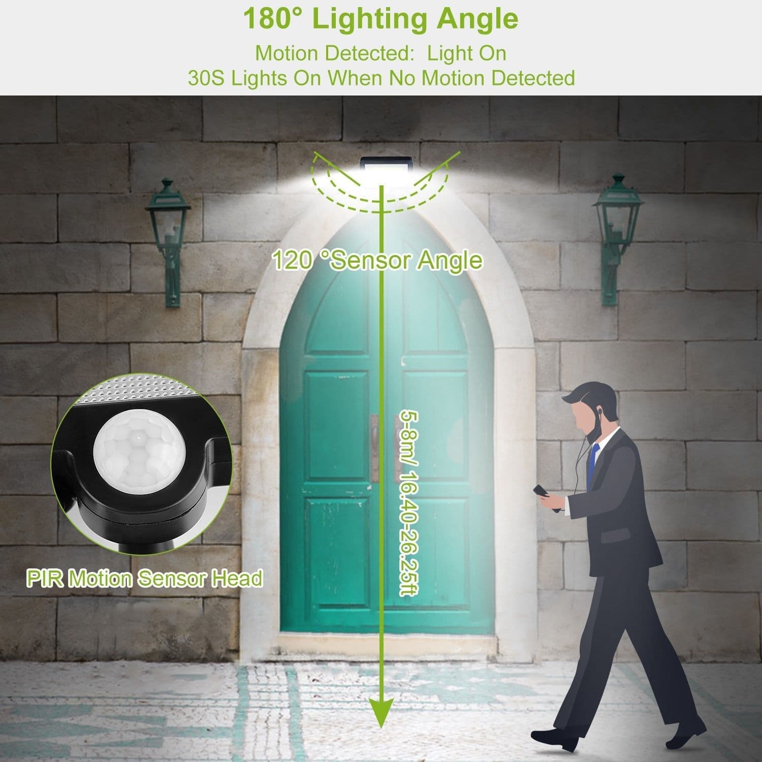 Angel Sar L2FHA41WLLT-2 Outdoor-Wall-Lighting - View #4