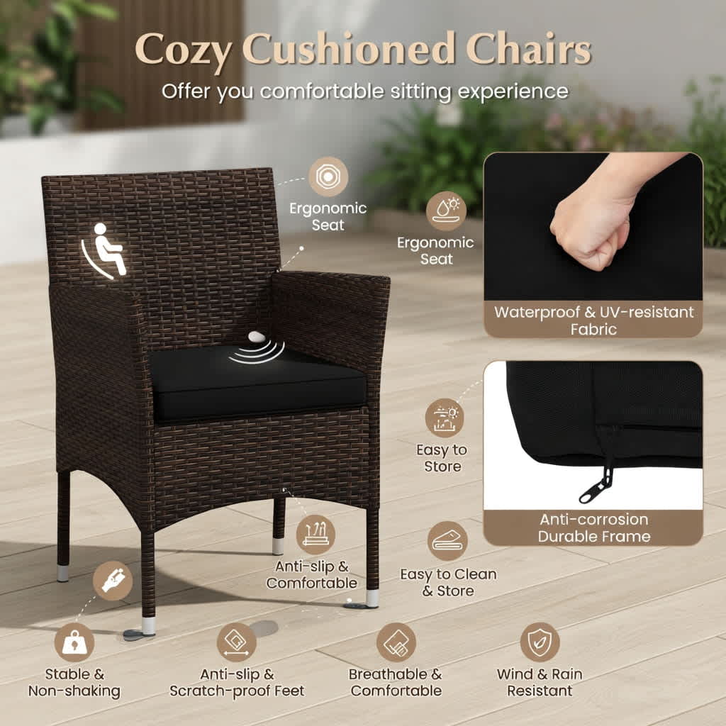 Choco Moon 5357455153443 Patio-Conversation-Sets - View #2