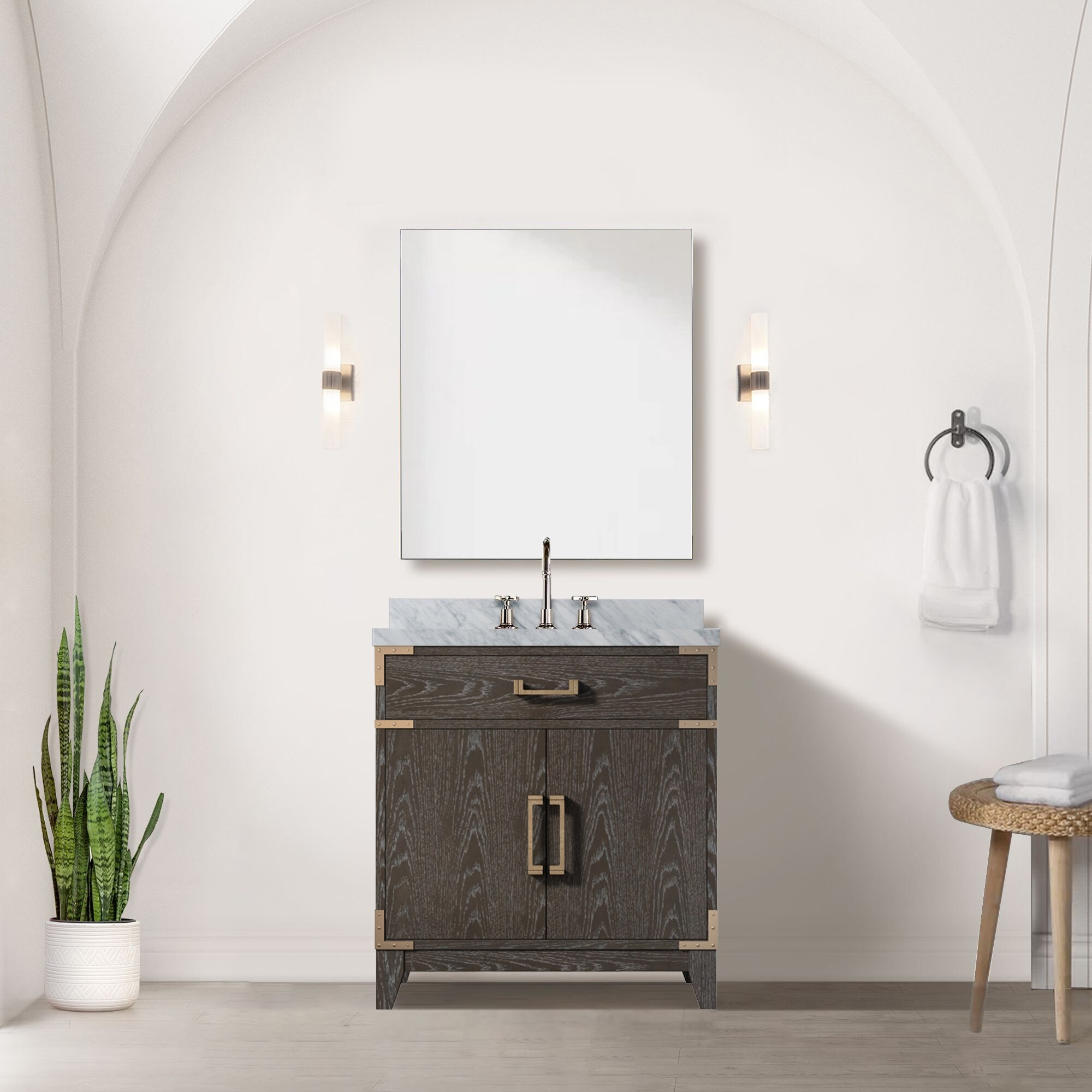 Lexora LVW30SK100 Bath-Vanity-Combo - View #6