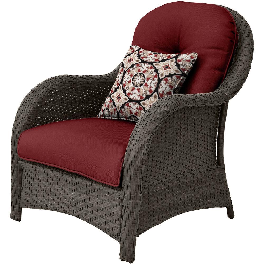 Hanover NEWPORT6PC-RED Patio-Conversation-Sets - View #5